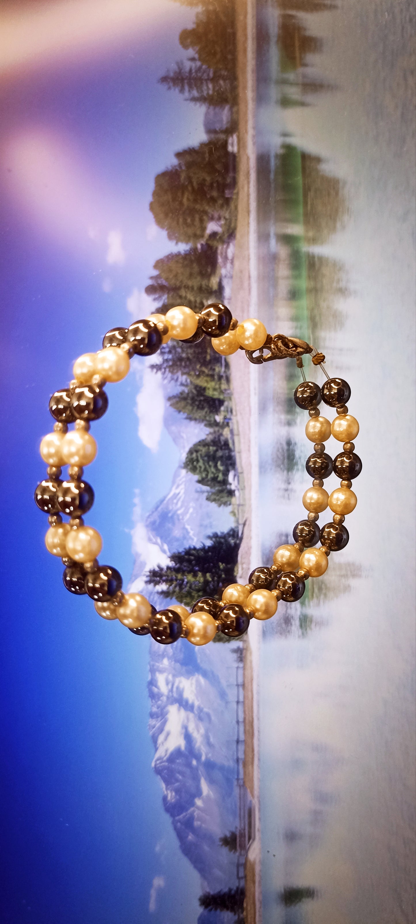 Bracelet fausse perle
