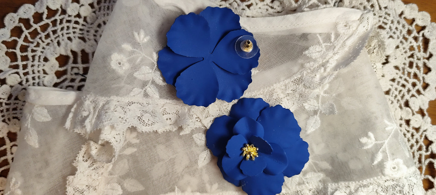 Boucles d'oreilles Camélia