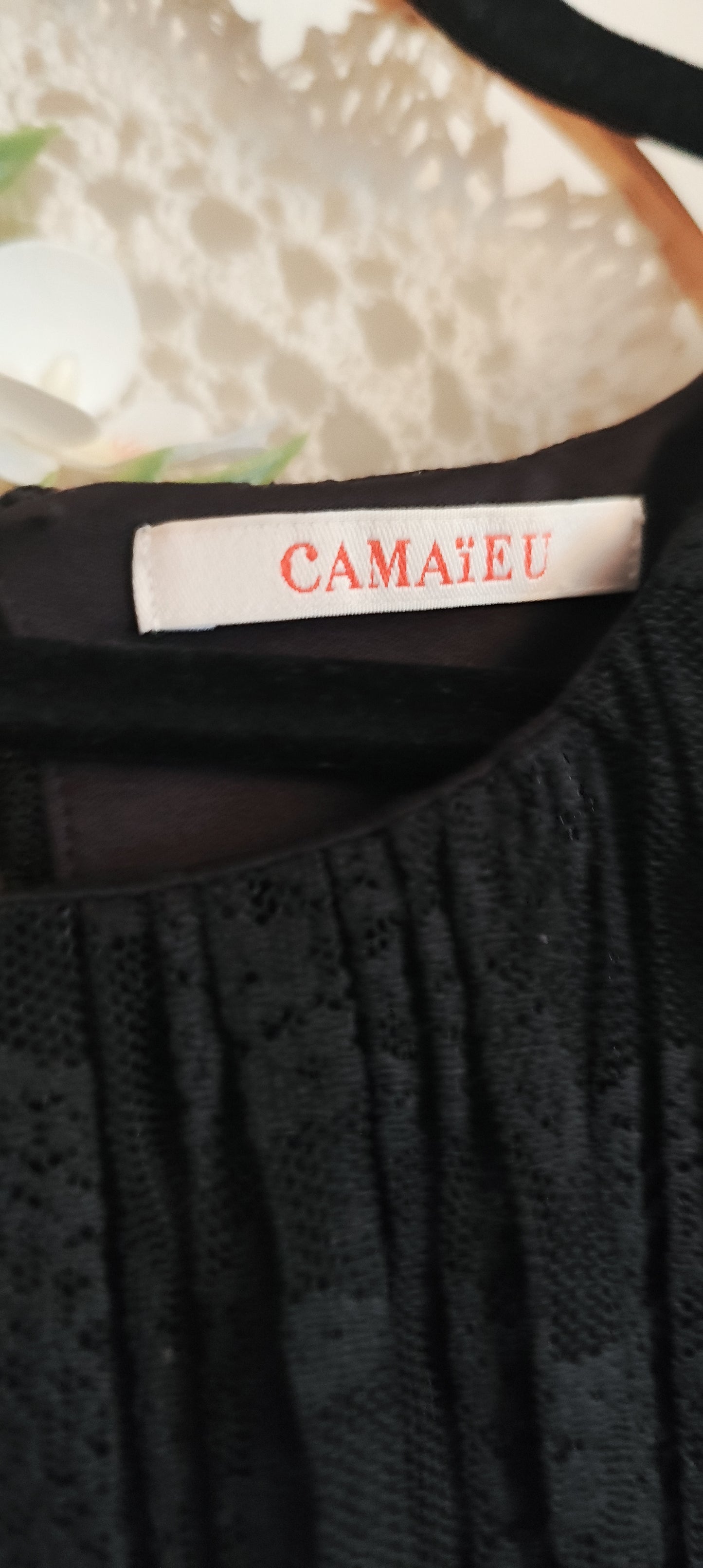 Blouse dentelle Camaïeu