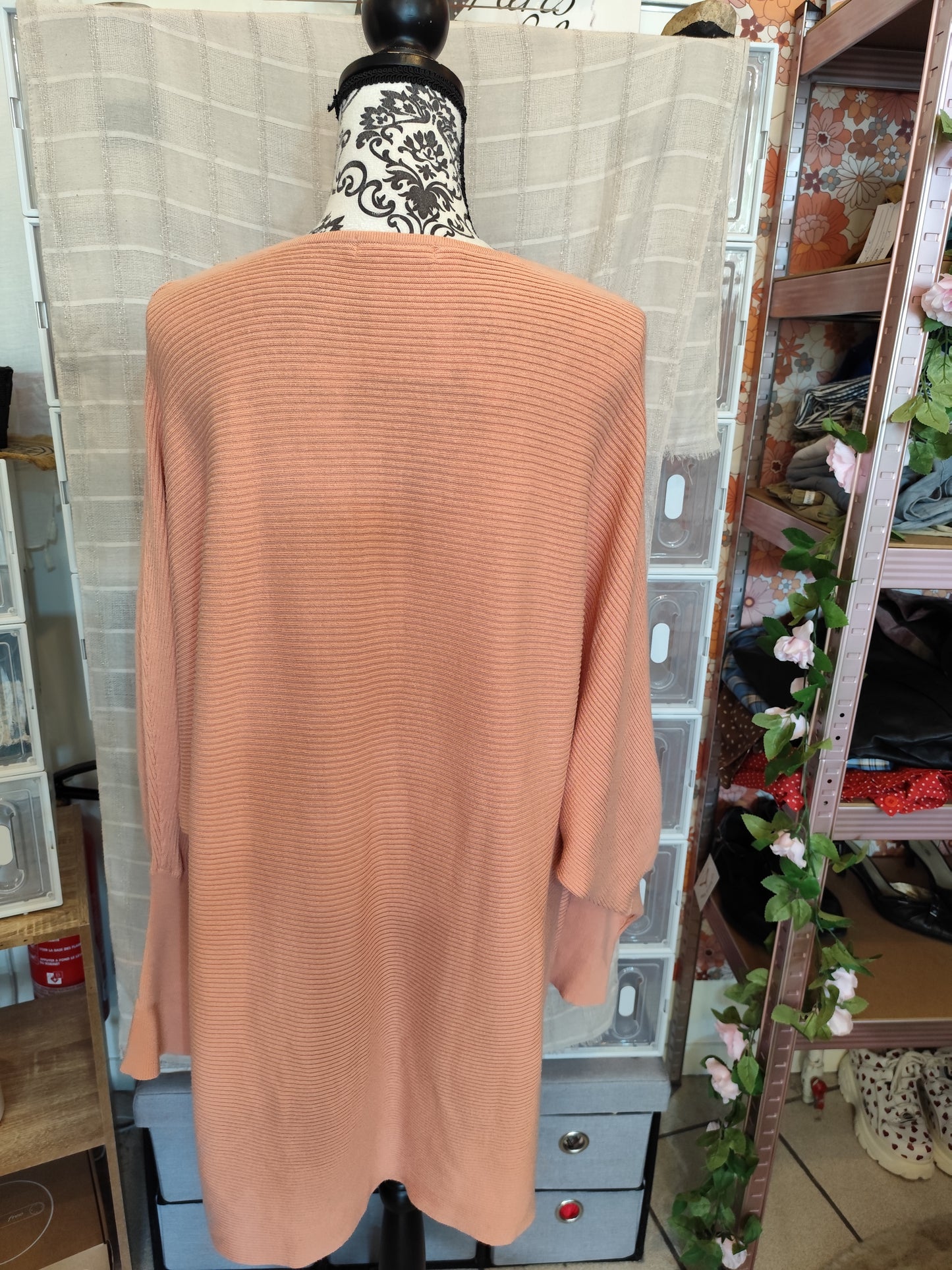 Robe pull camaïeu