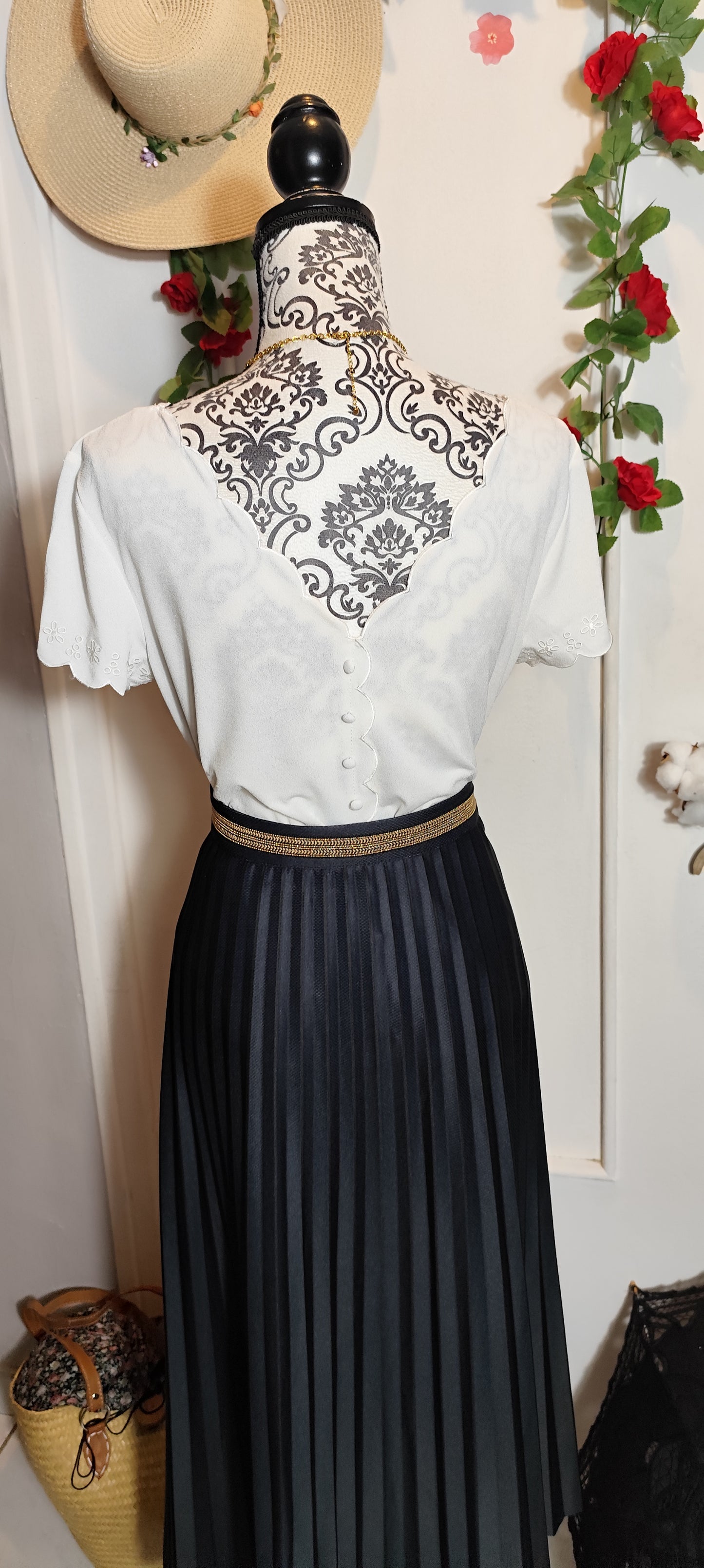 Blouse aux finitions délicates