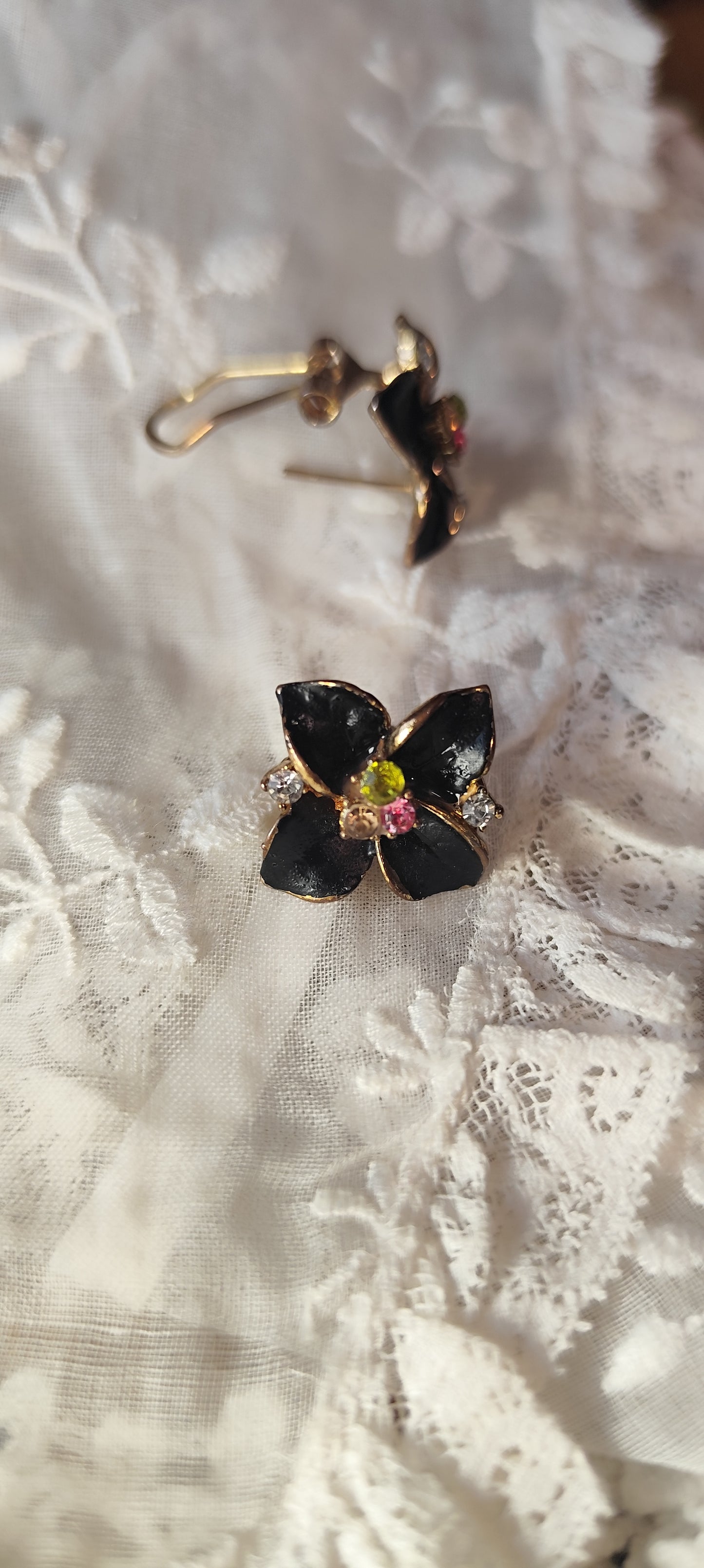 Boucles d'oreilles hybride