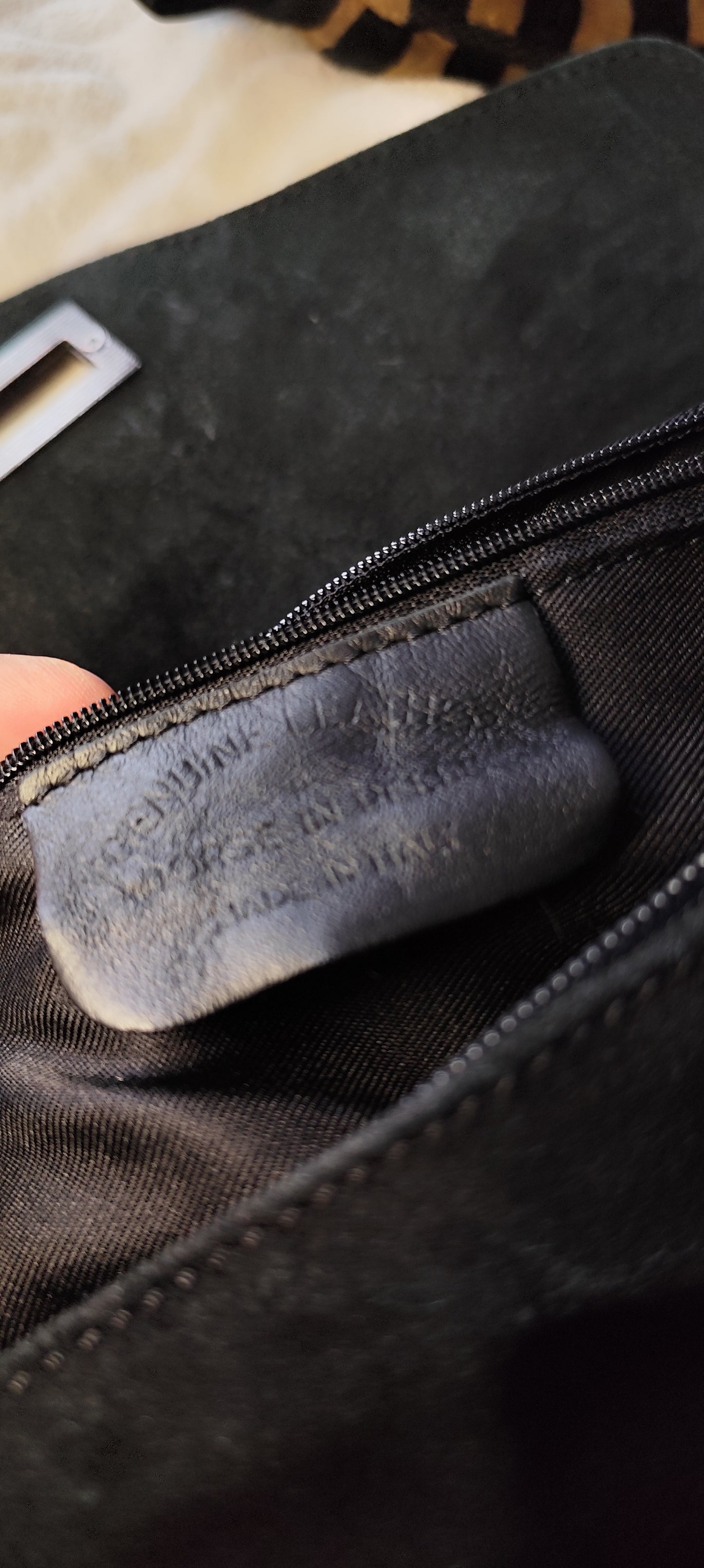 Sac à frange en cuir