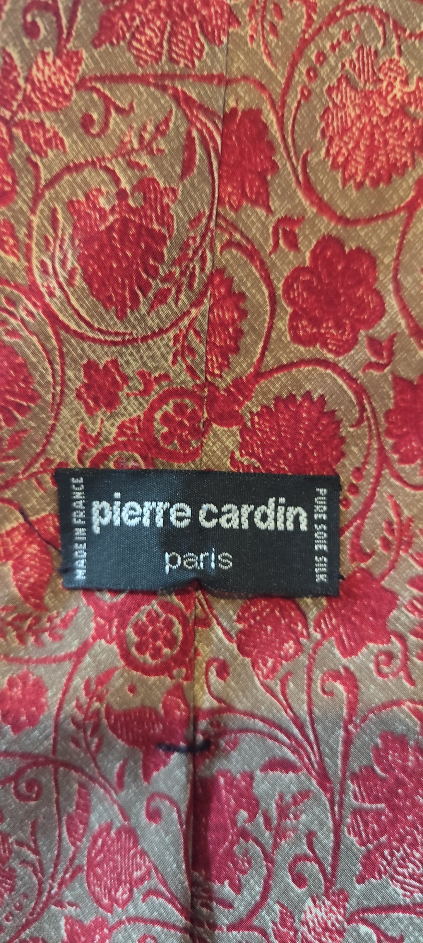 Cravate en soie/Pierre Cardin