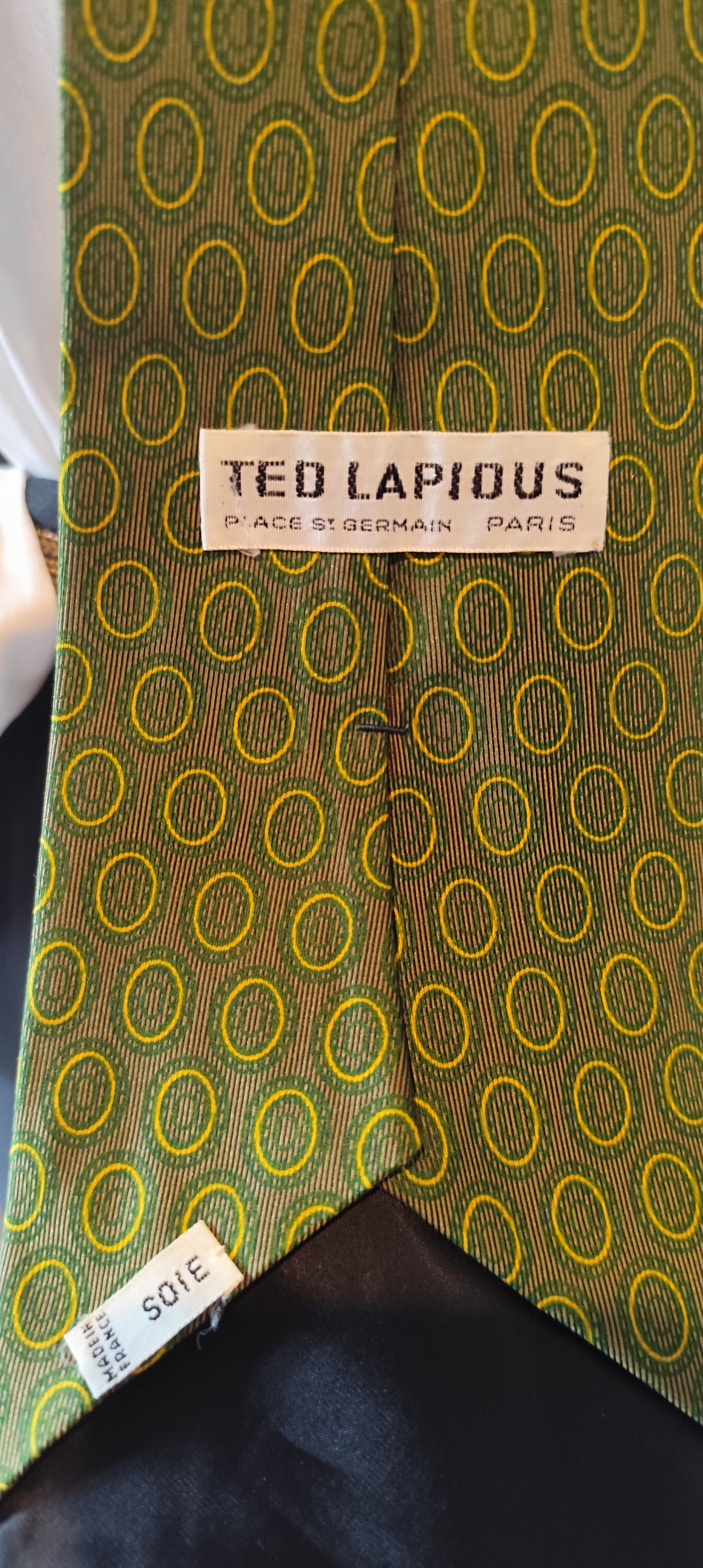 Cravate en soie/Ted Lapidus