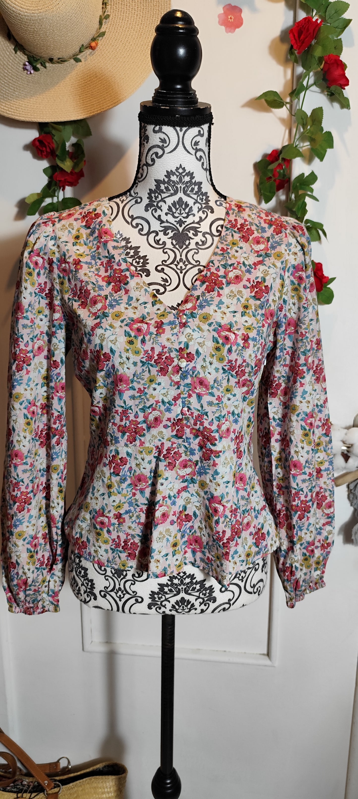 Blouse fleurie