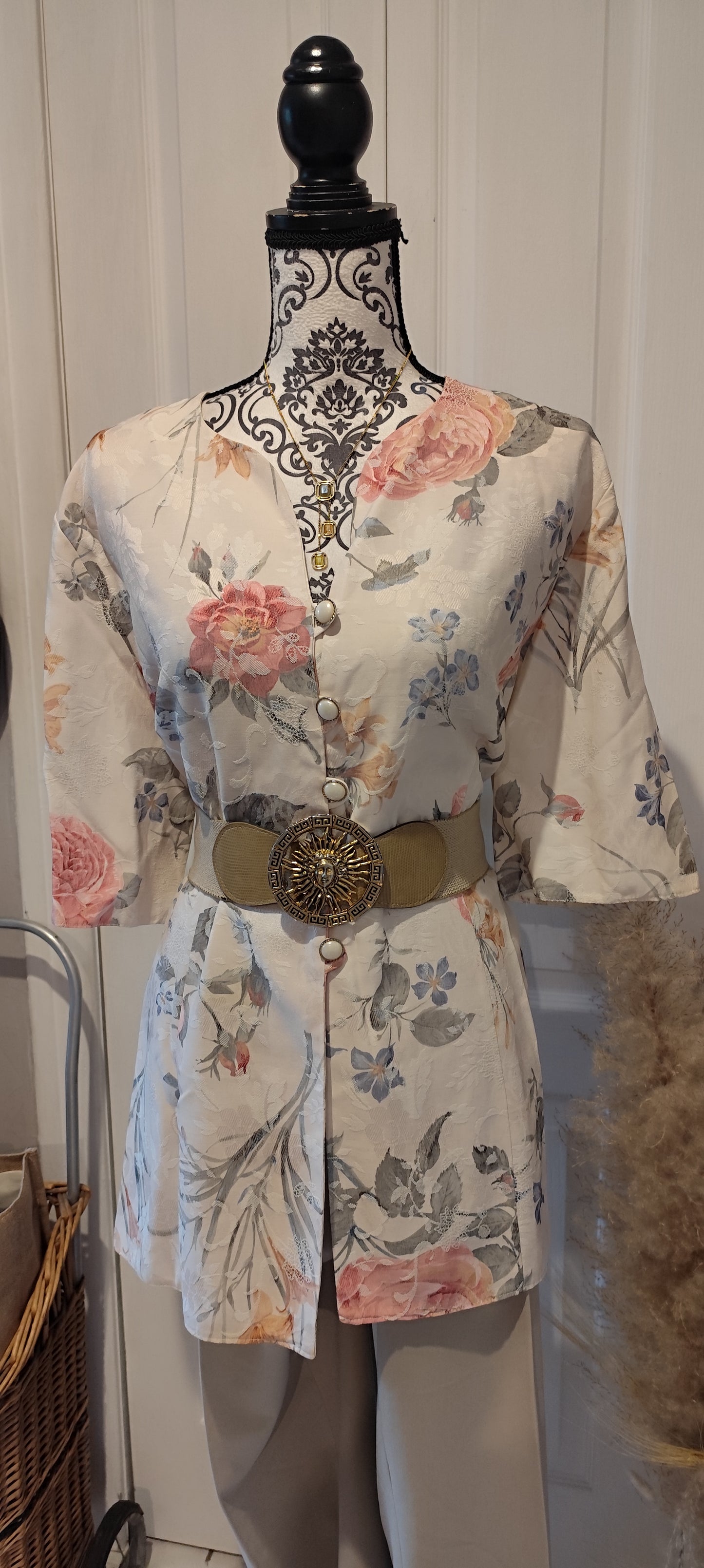 Blouse motif floral/Canda