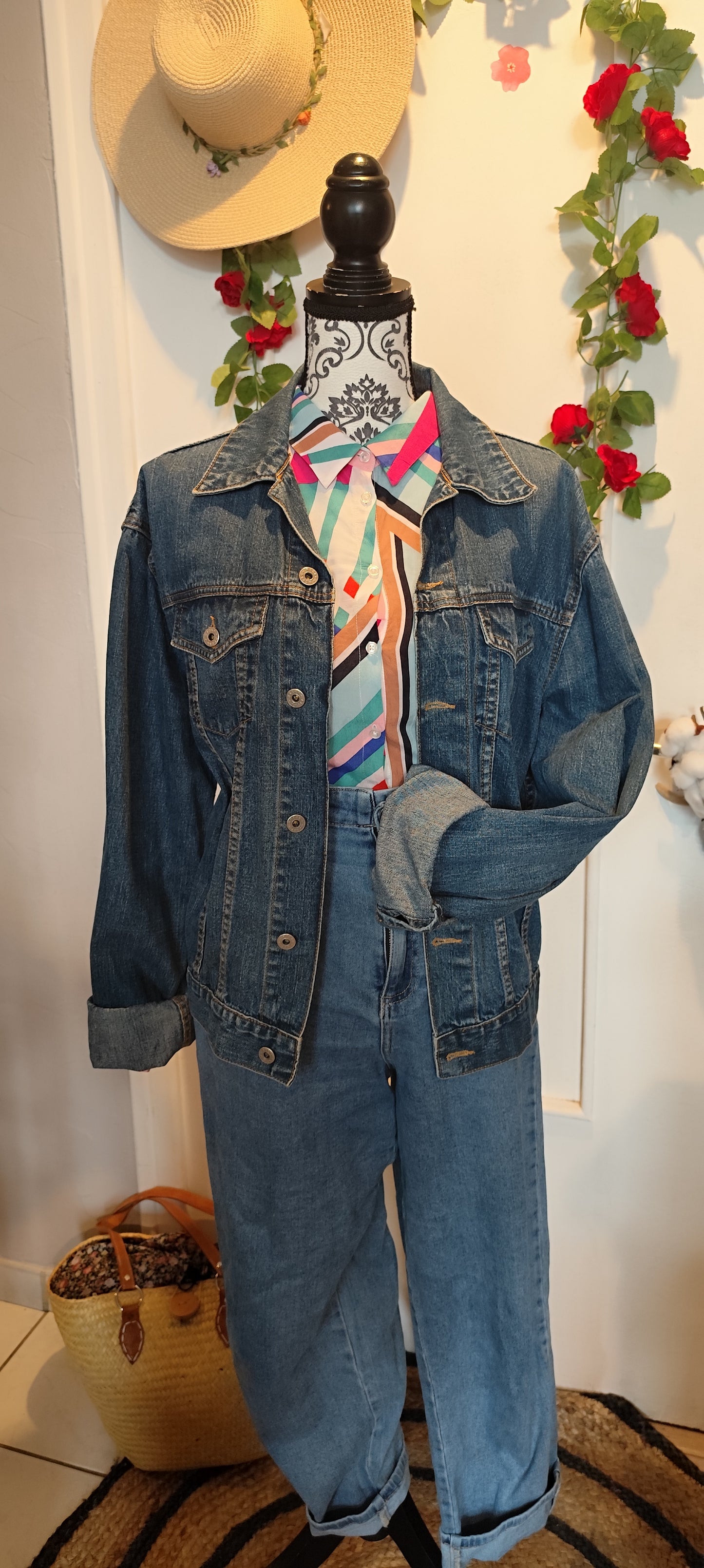 Veste en jean vintage