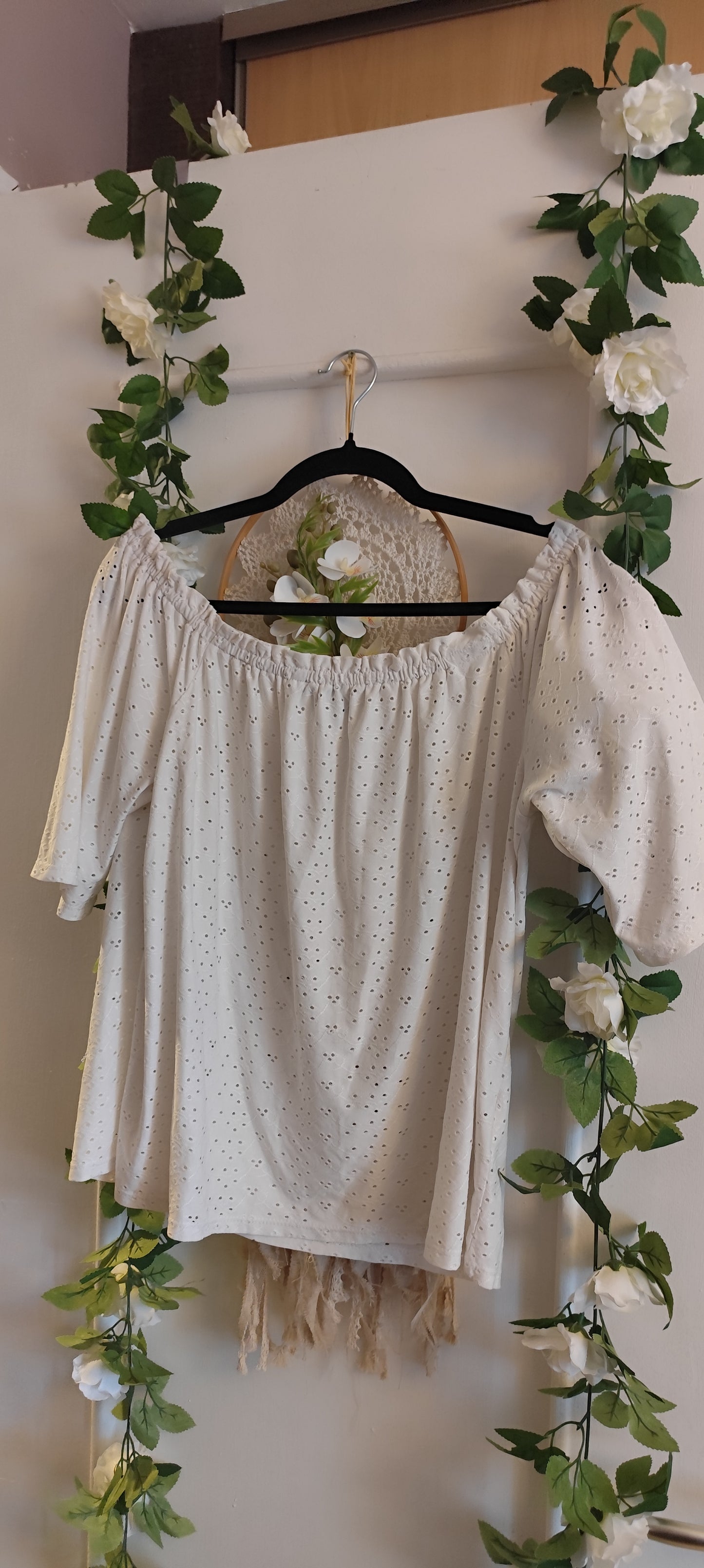 Blouse col bardot Kiabi