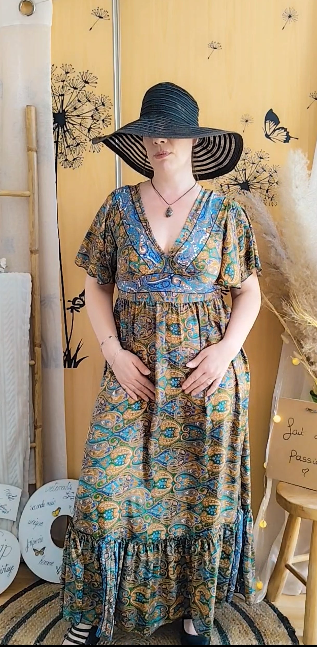 Robe en soie