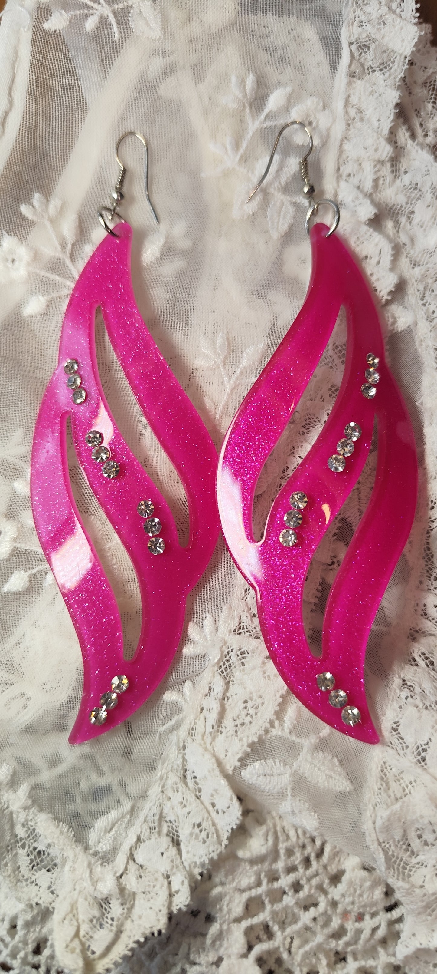 Boucles d'oreilles ailes d'anges