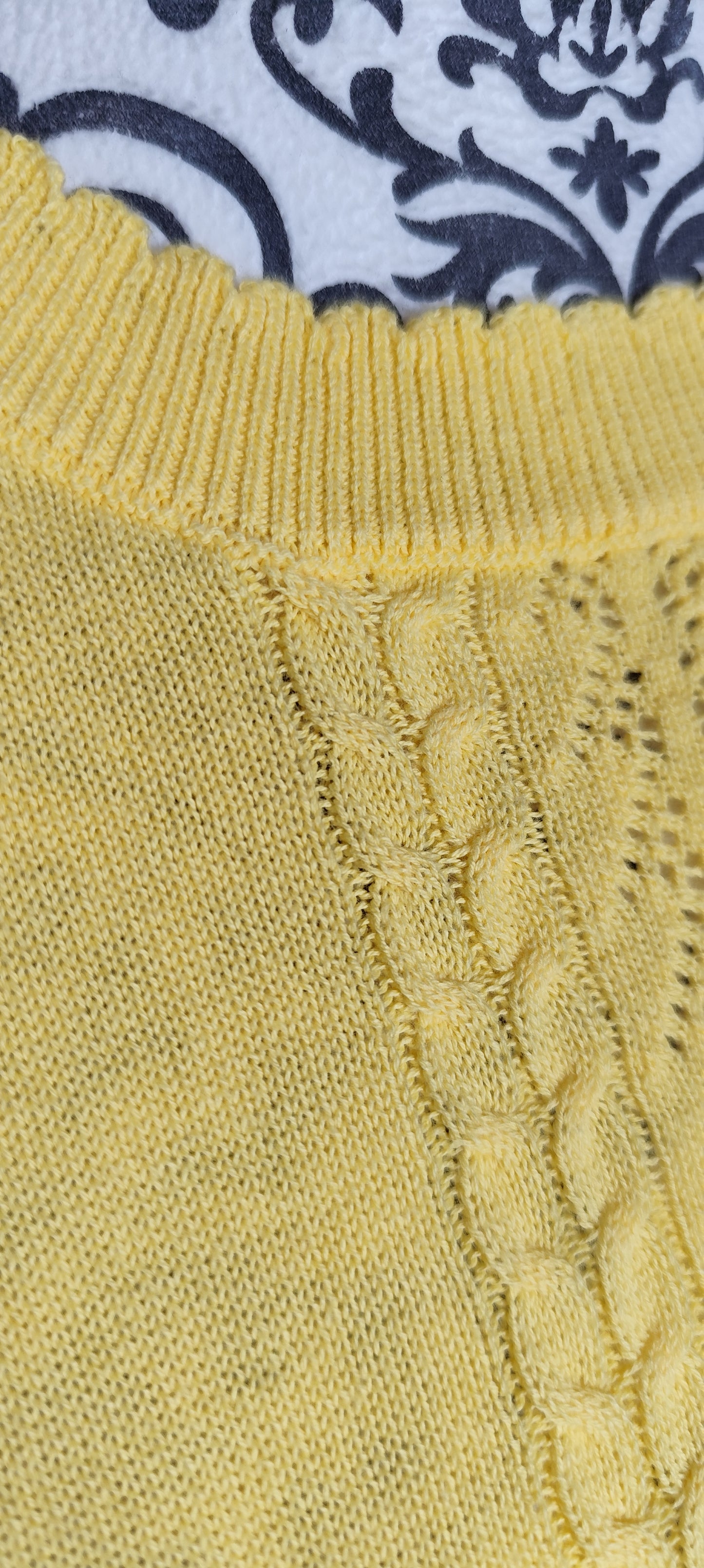 Pull en maille soleil