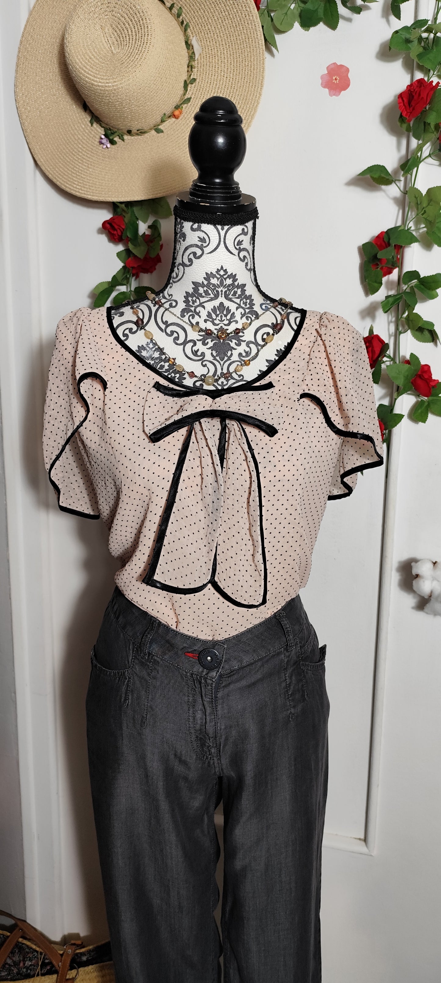 Blouse à volant
