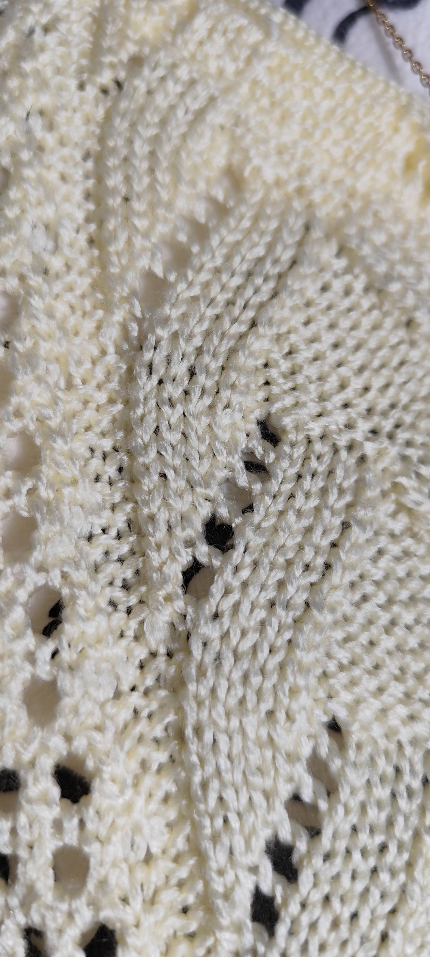 Pull en maille ajouré