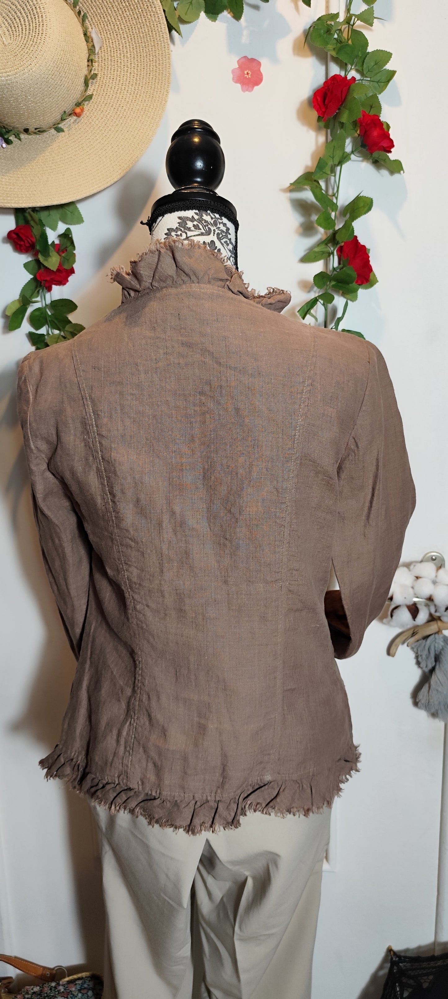 Veste en lin la Fée maraboutée