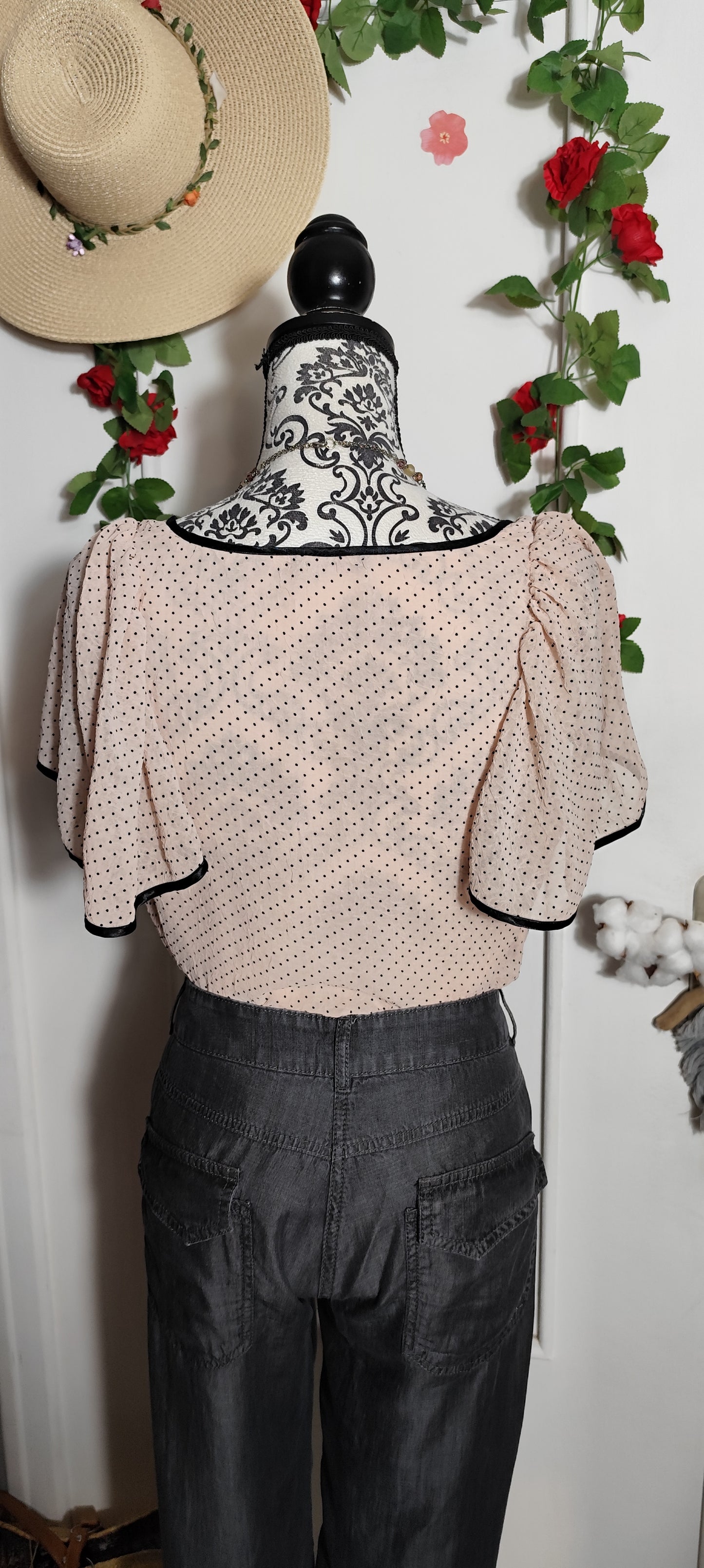 Blouse à volant