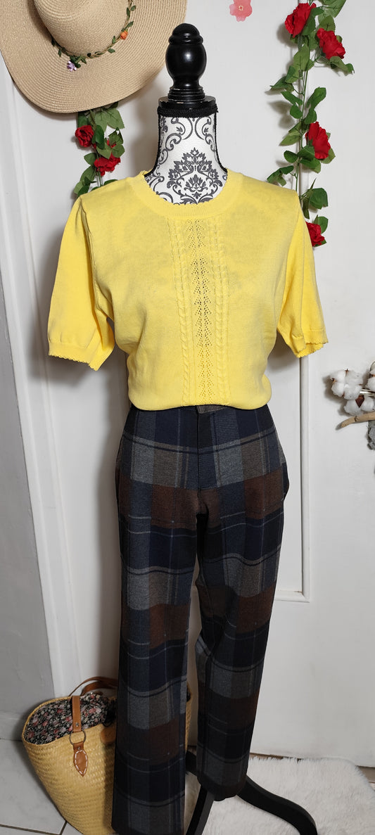 Pull en maille soleil