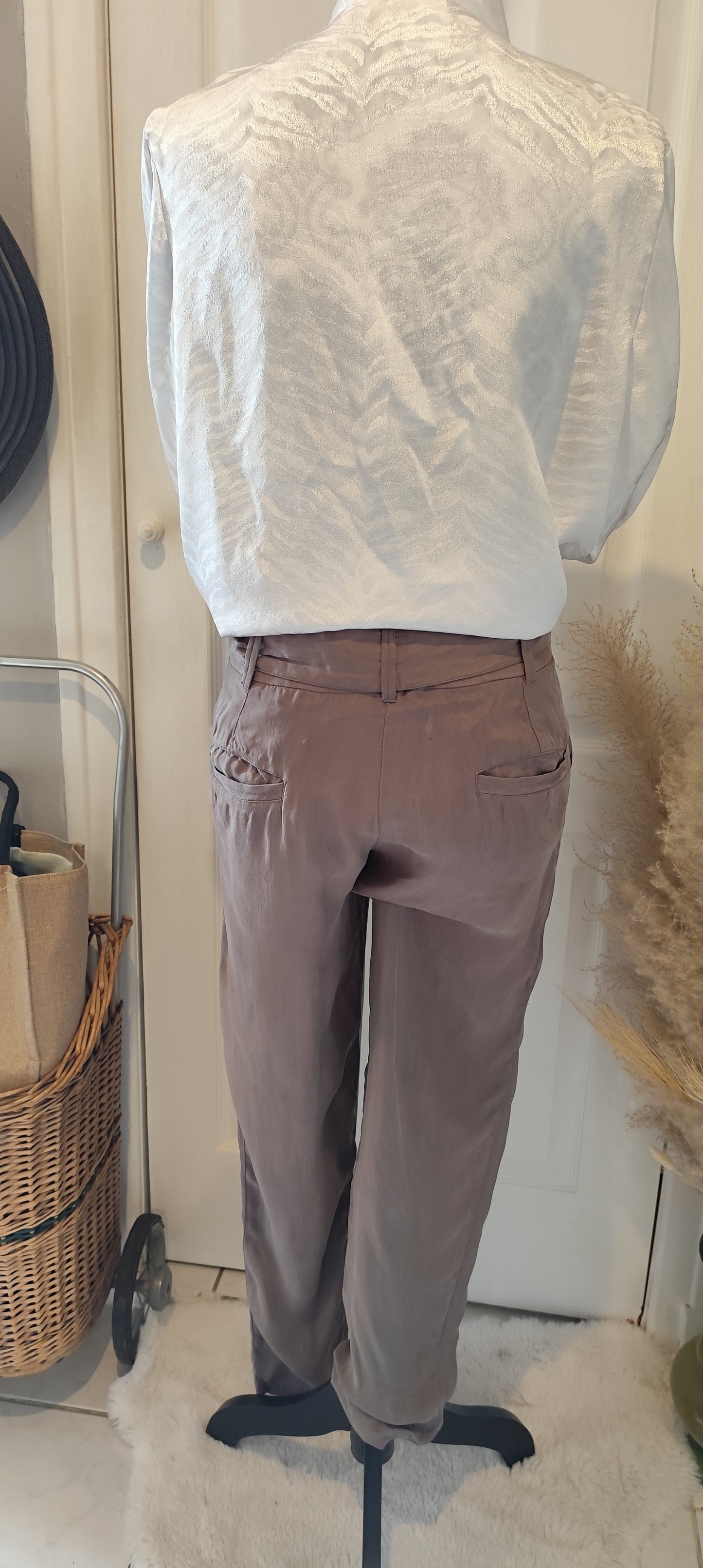 Pantalon en Cupro/Comptoir des cotonniers