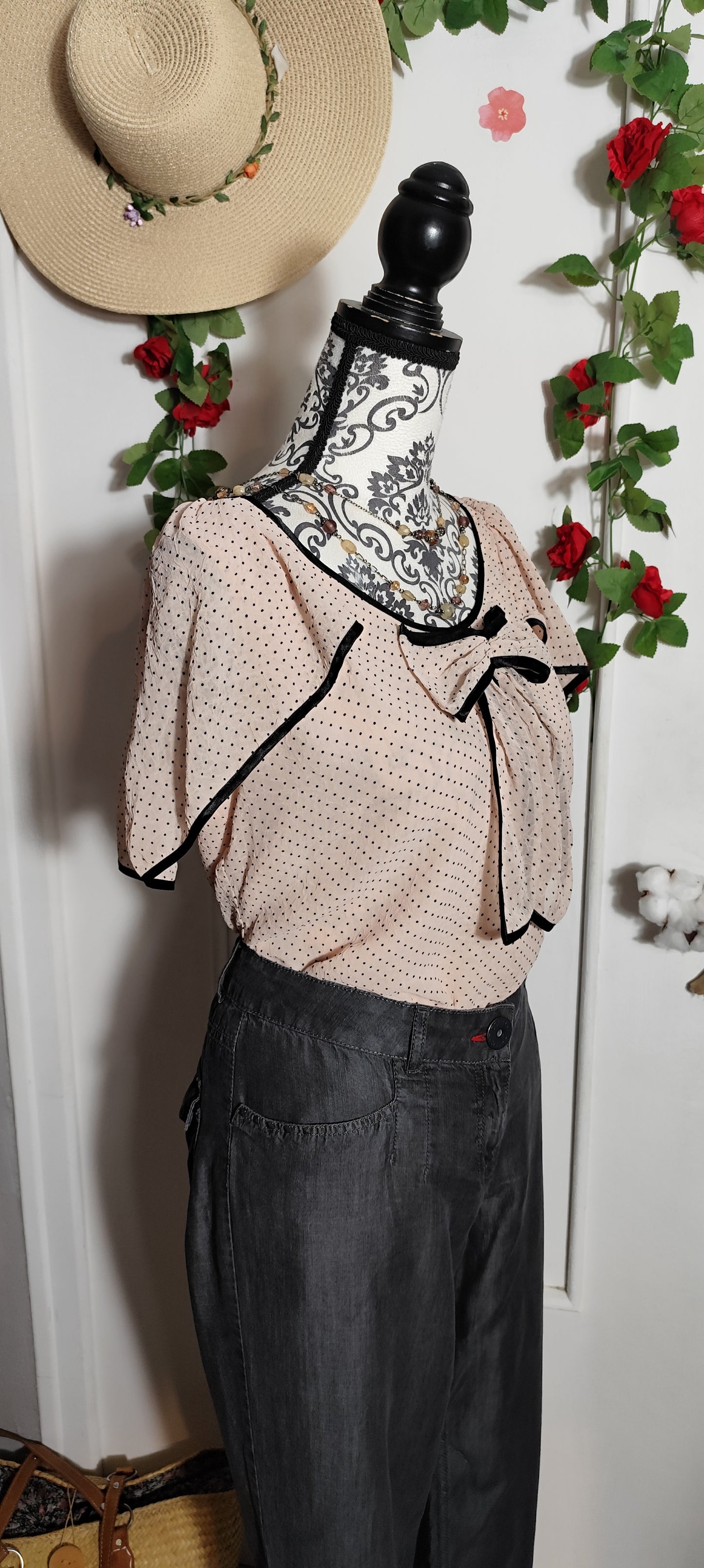 Blouse à volant