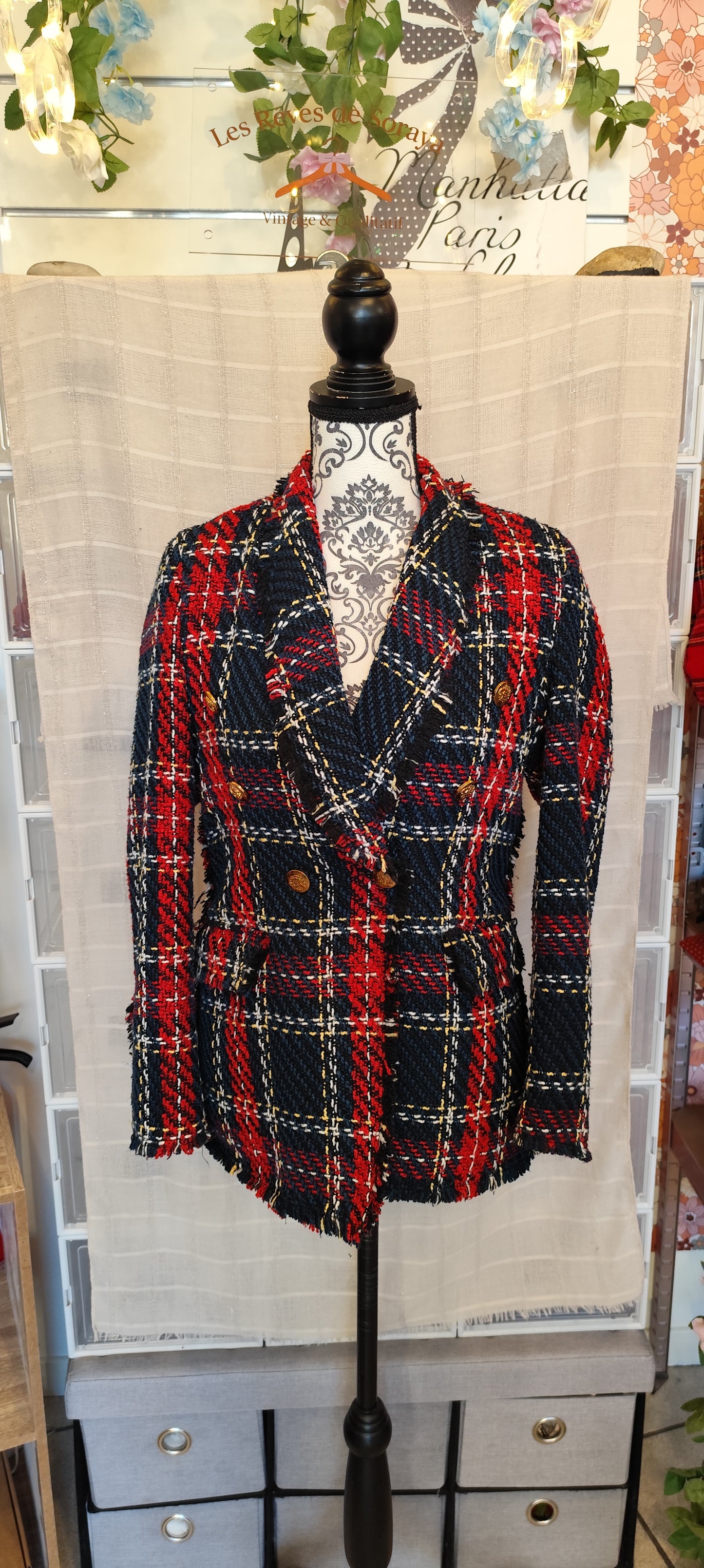 Blazer en tweed Kpyiomoa