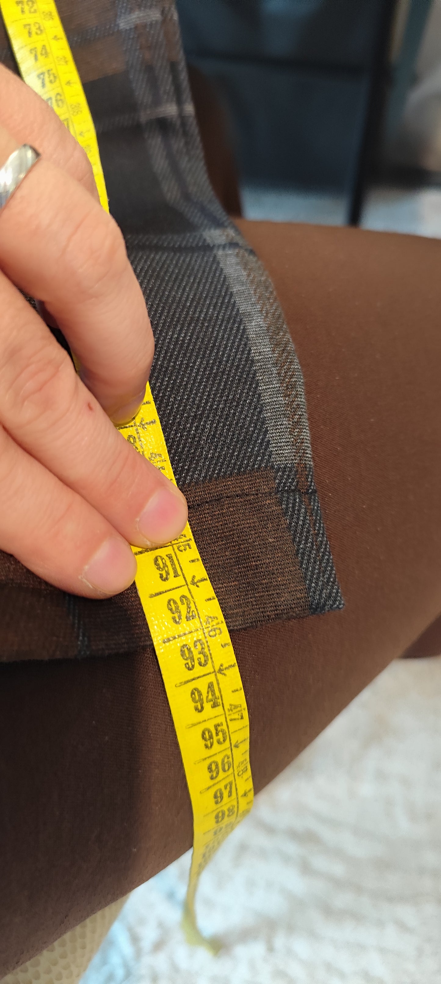 Pantalon à carreaux