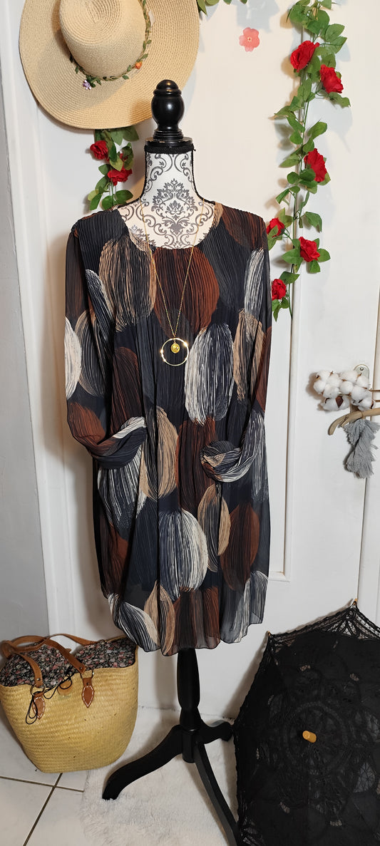 Robe plissée