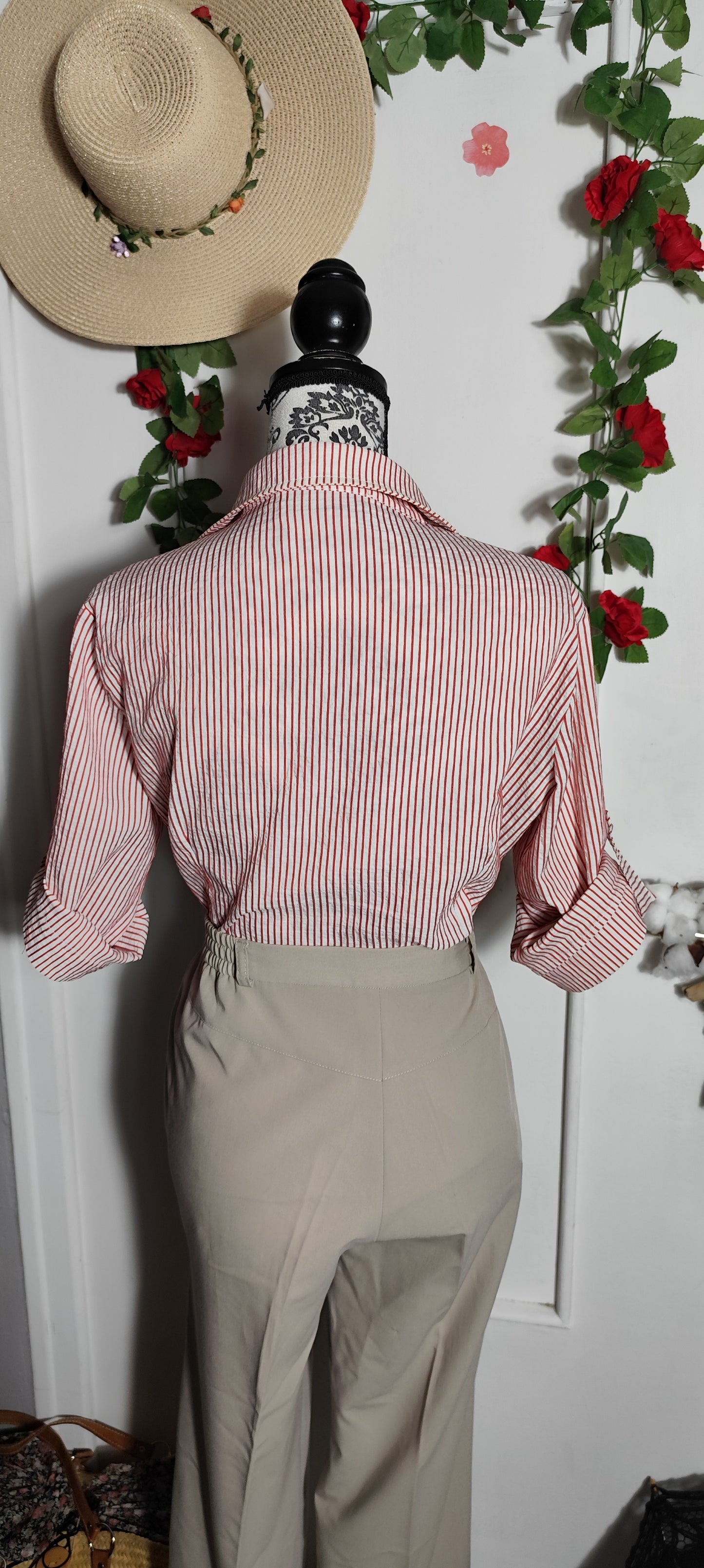 Chemise à rayures