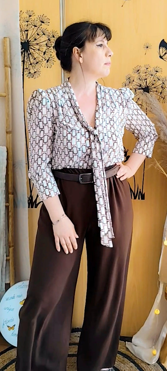 Blouse col lavallière/Iris Mittenaere for Morgan