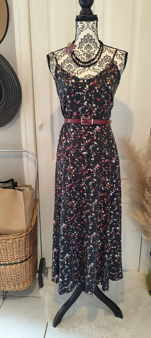 Robe longue boutonnée/I code