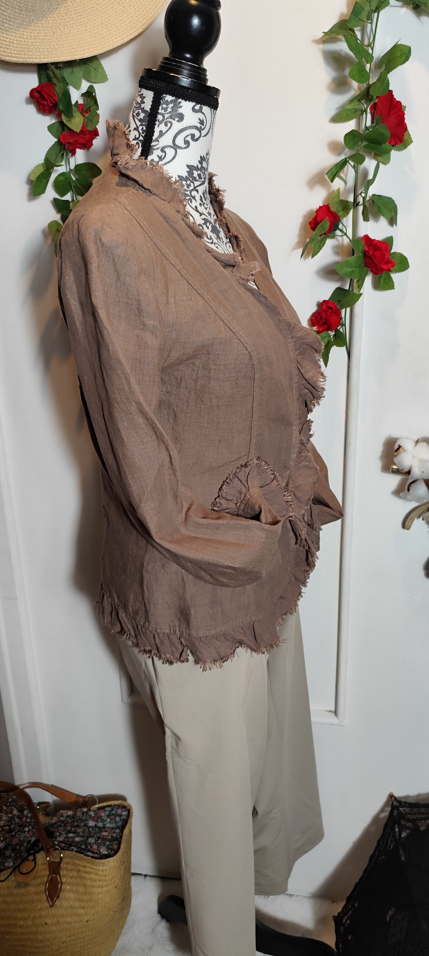 Veste en lin la Fée maraboutée
