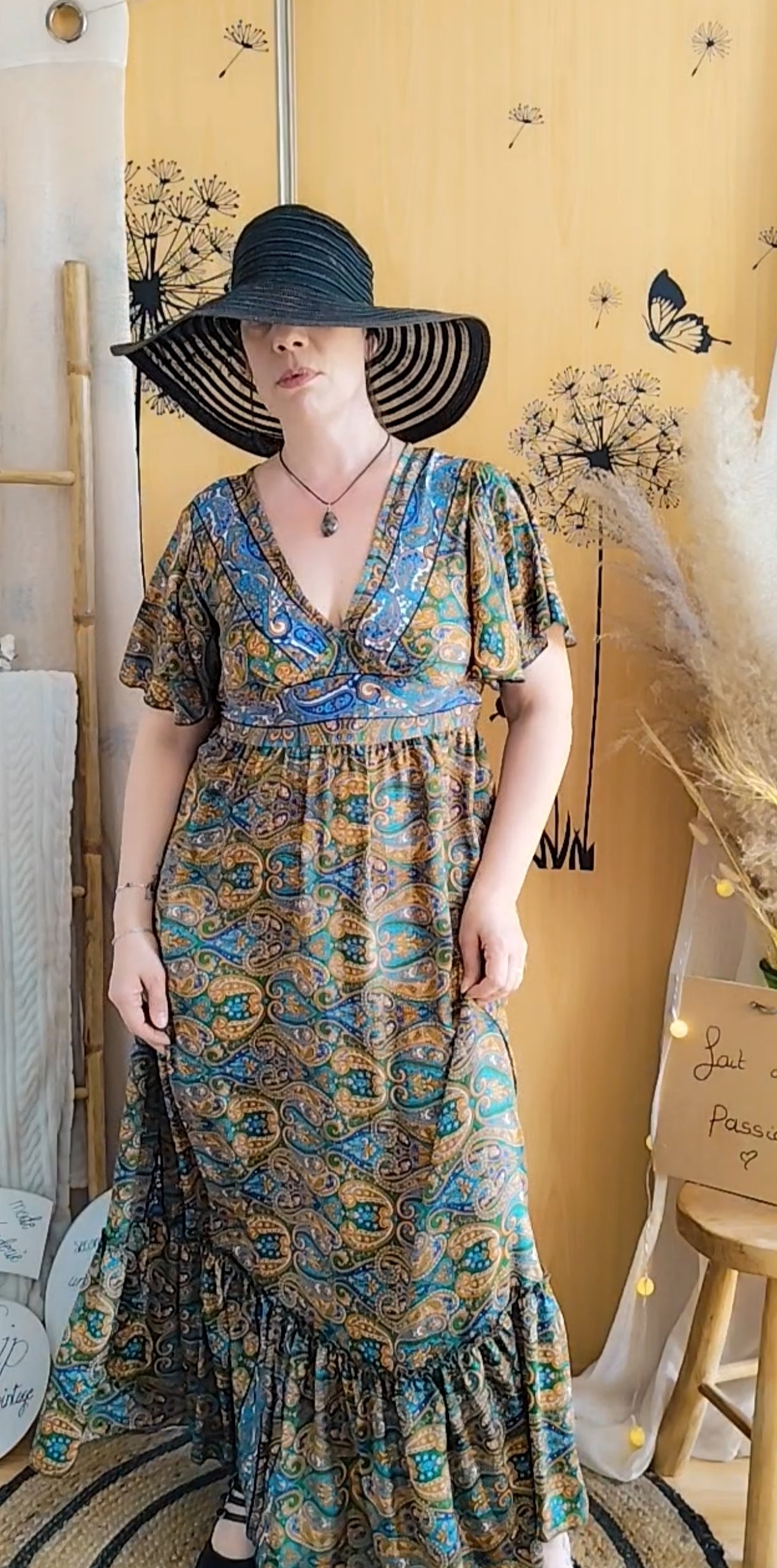 Robe en soie