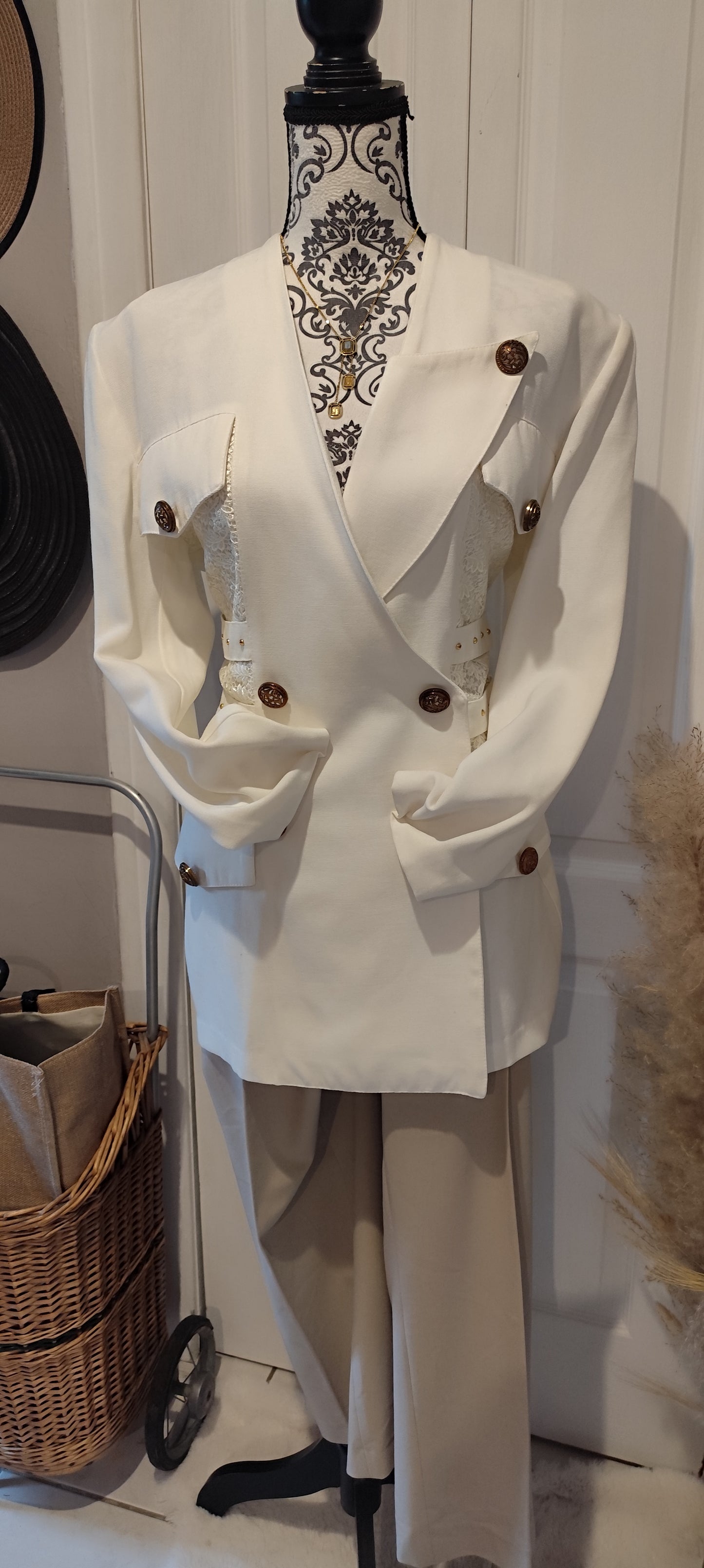 Blazer dos en dentelle/Michael's