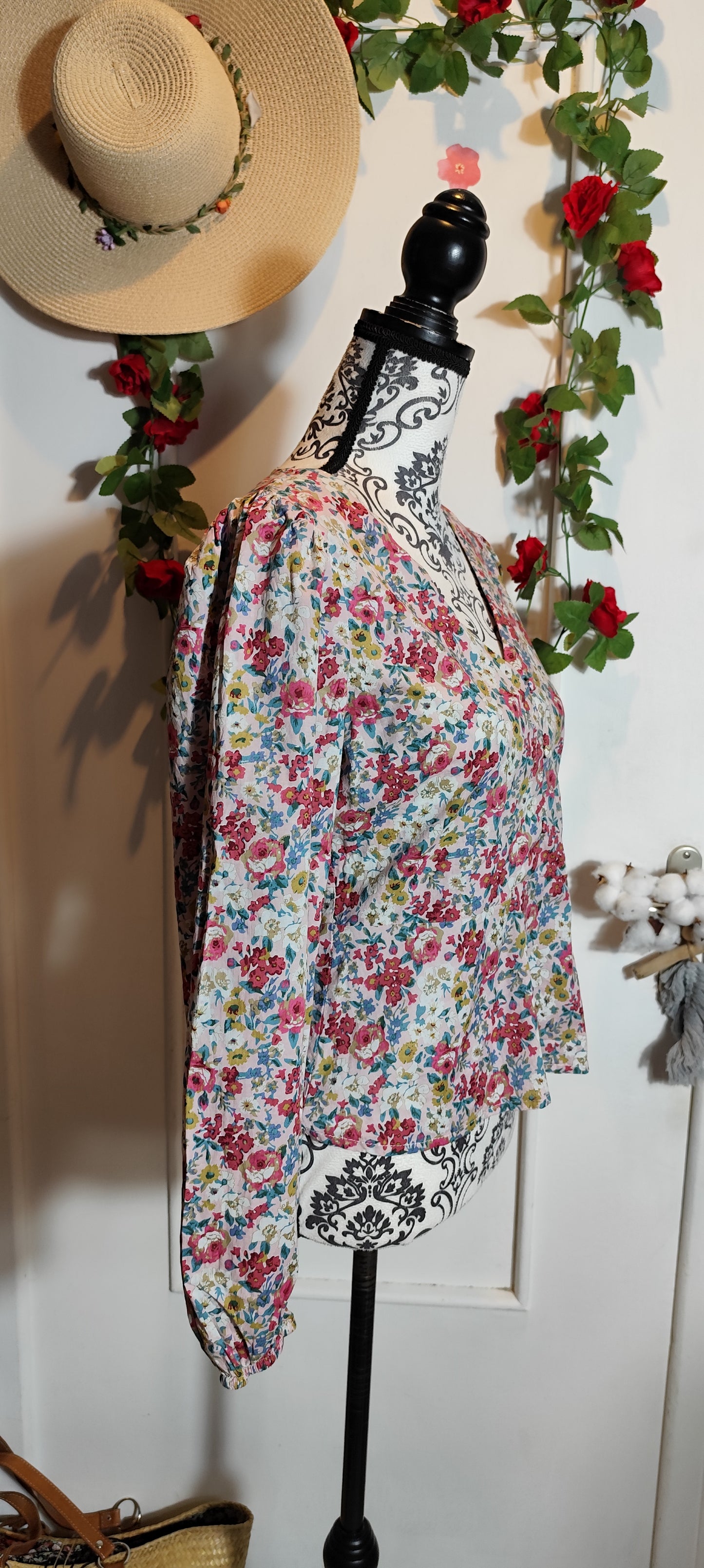 Blouse fleurie