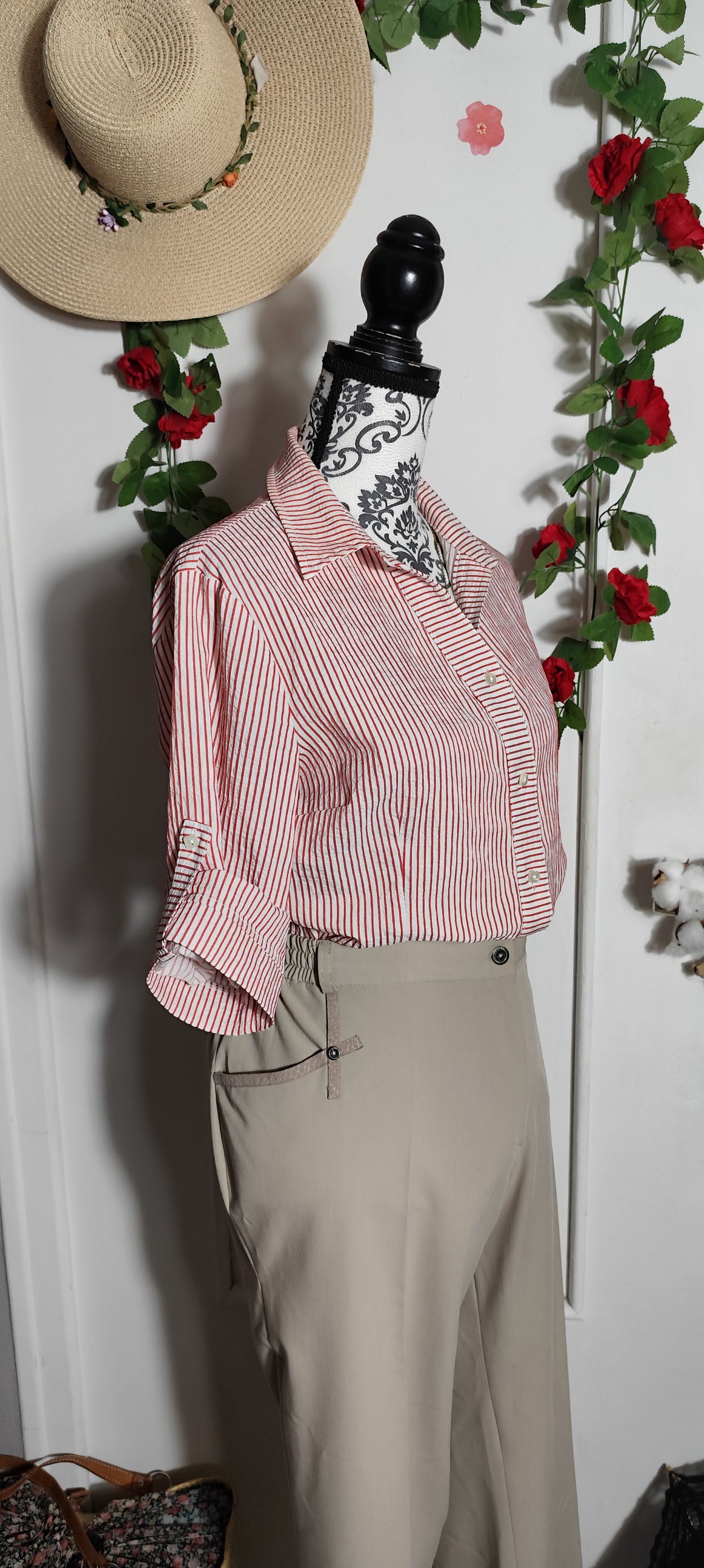 Chemise à rayures