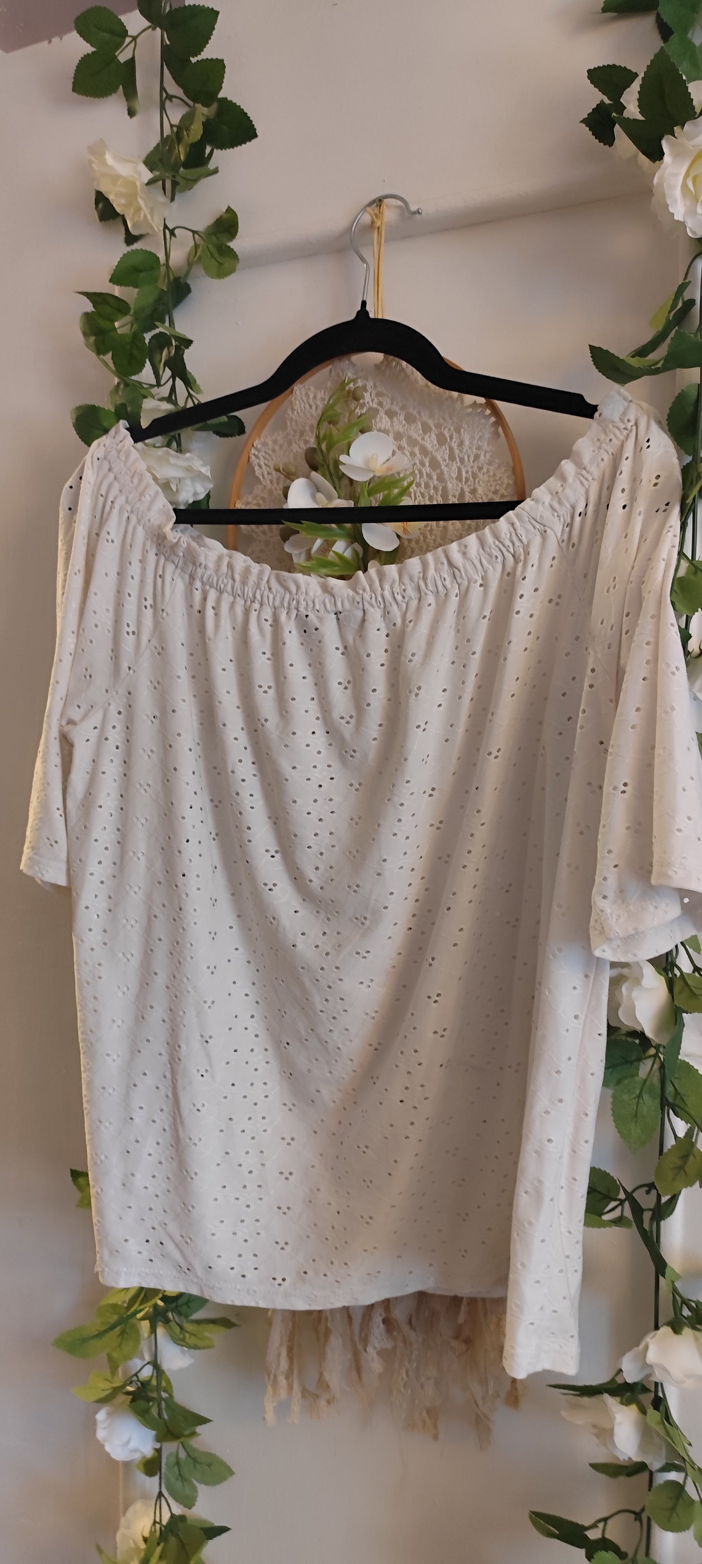 Blouse col bardot Kiabi