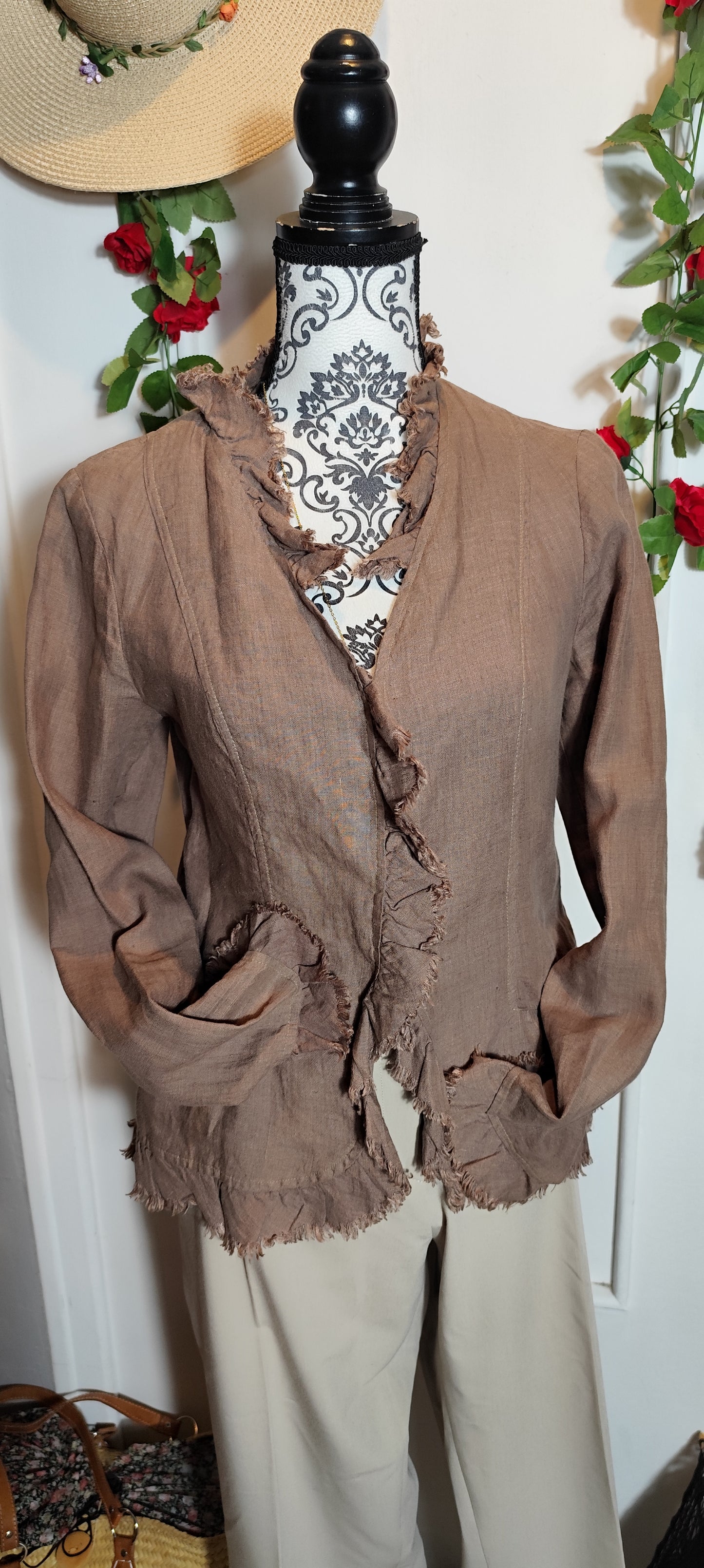 Veste en lin la Fée maraboutée