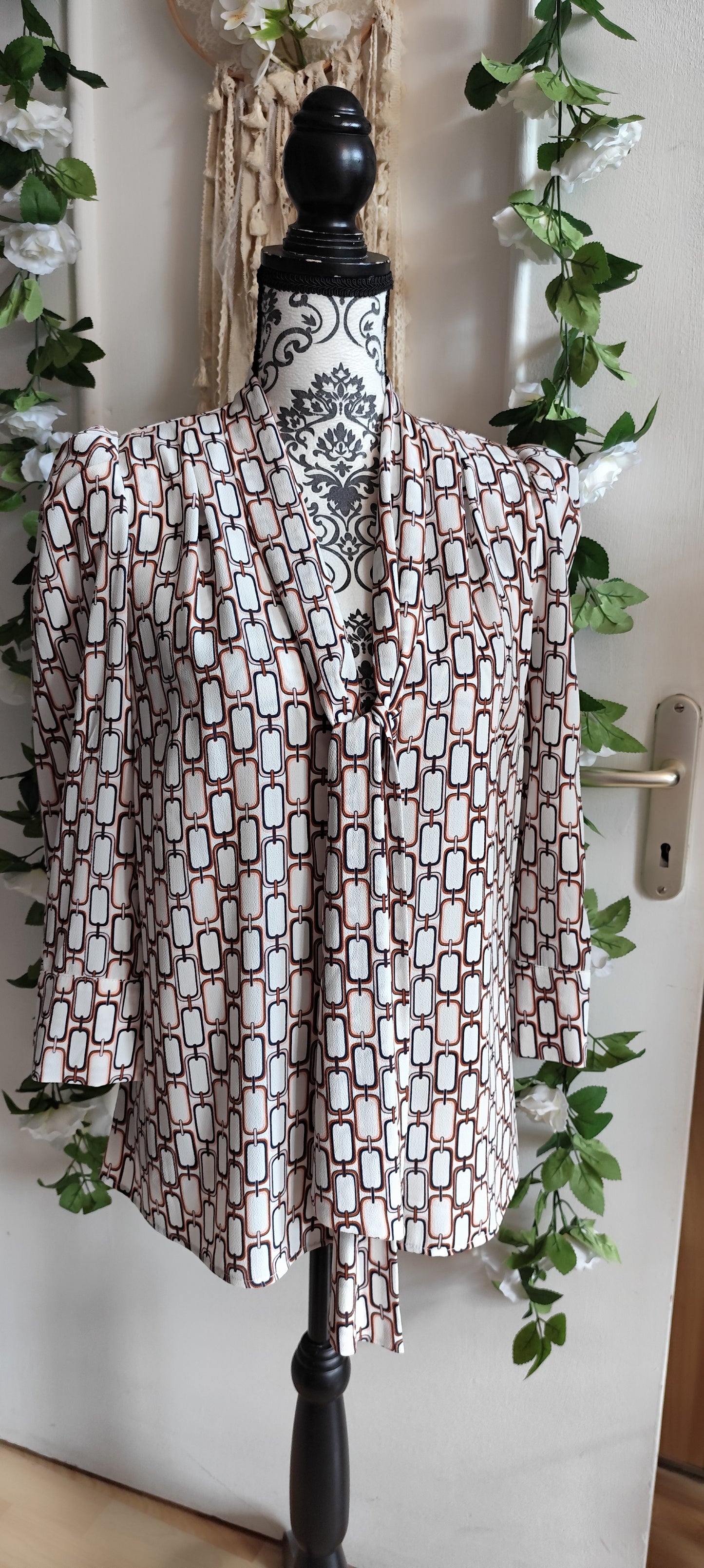 Blouse col lavallière/Iris Mittenaere for Morgan