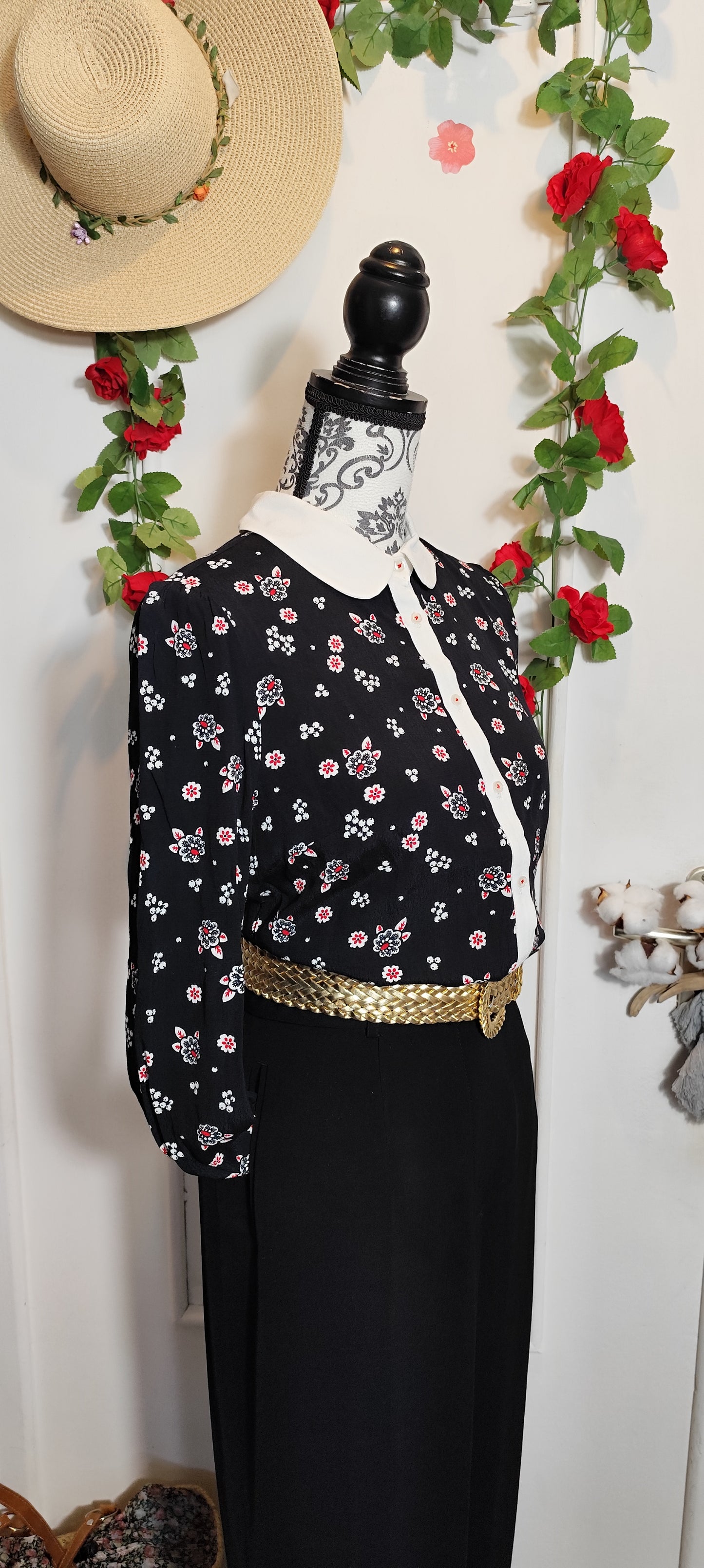 Chemise col claudine