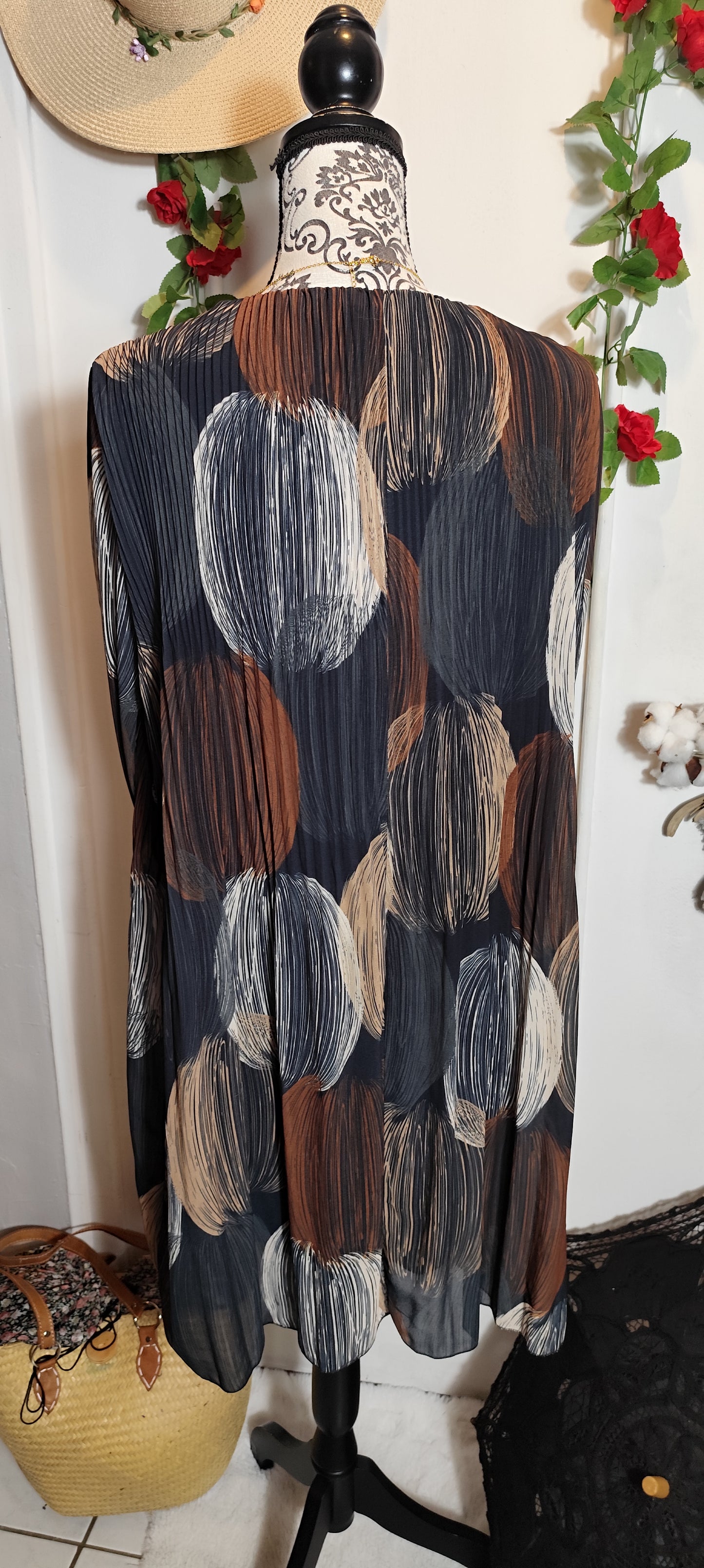 Robe plissée