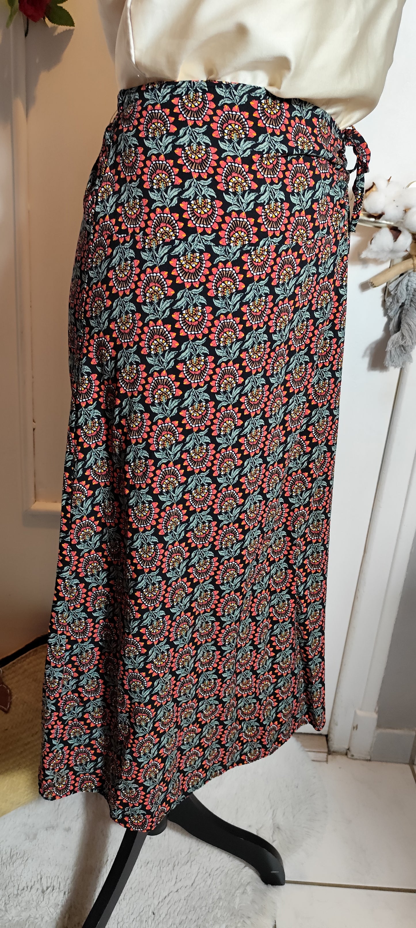Jupe à fleurs