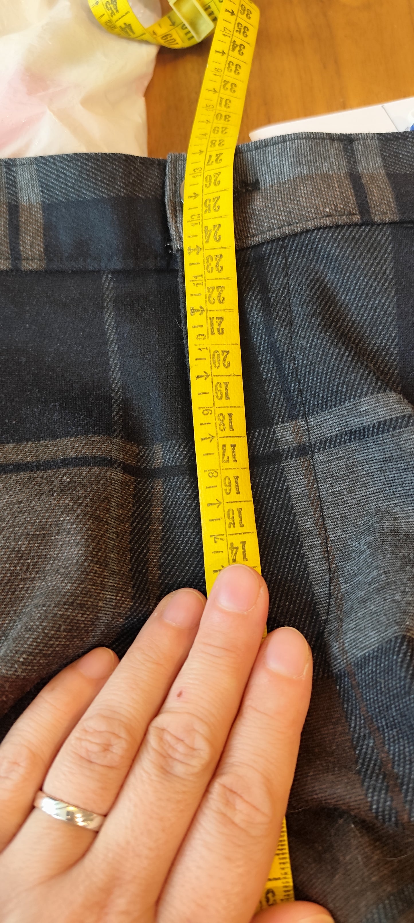 Pantalon à carreaux