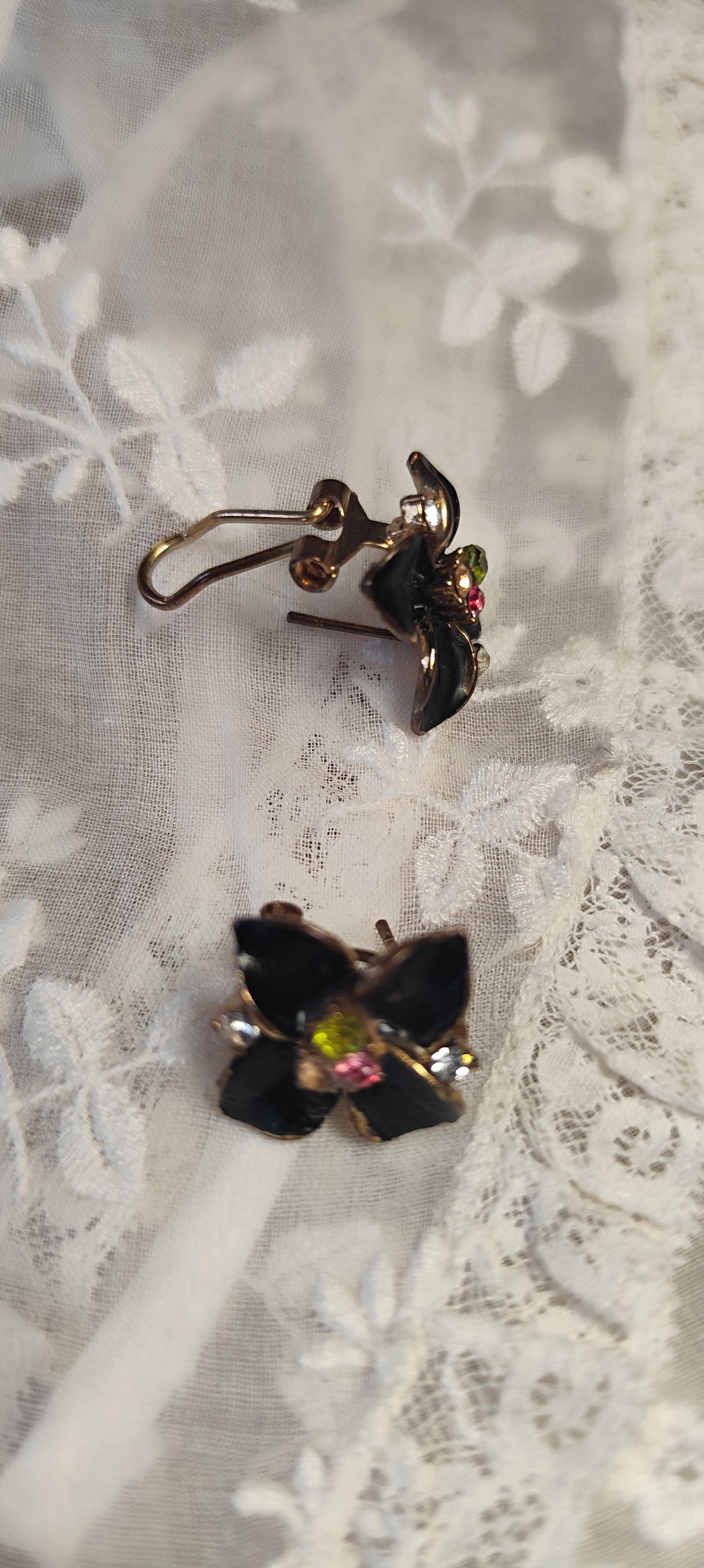 Boucles d'oreilles hybride