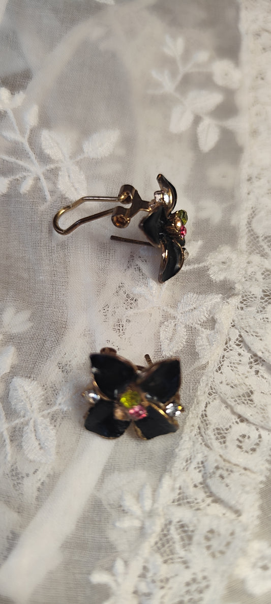 Boucles d'oreilles hybride