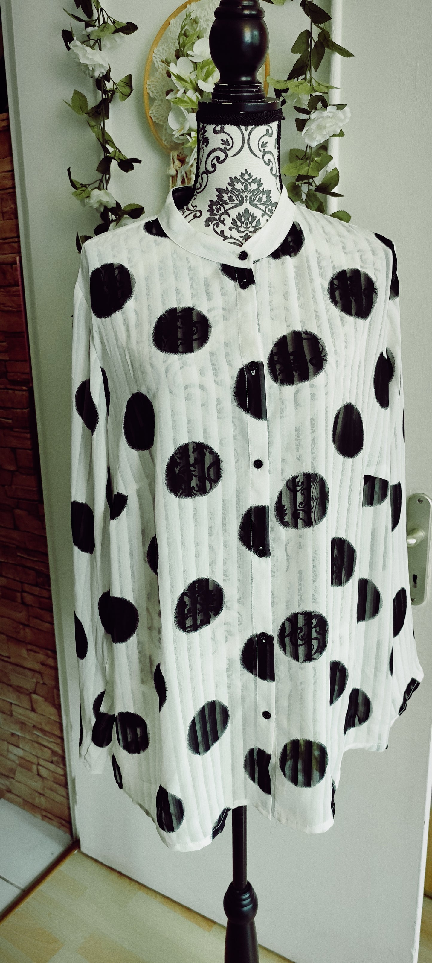 Chemise à pois
