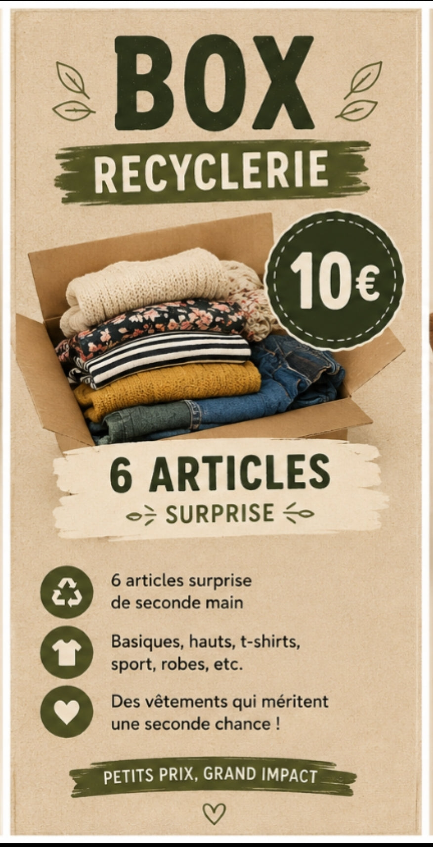 Box surprise 6 articles - 10€
