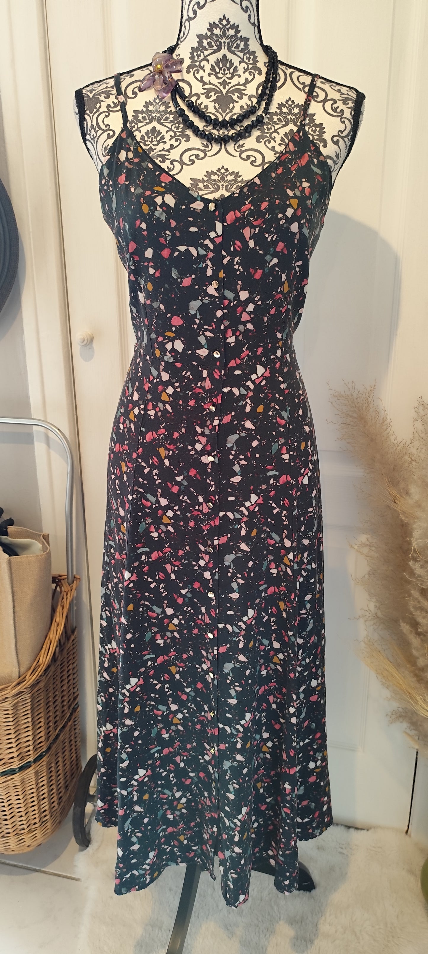 Robe longue boutonnée/I code