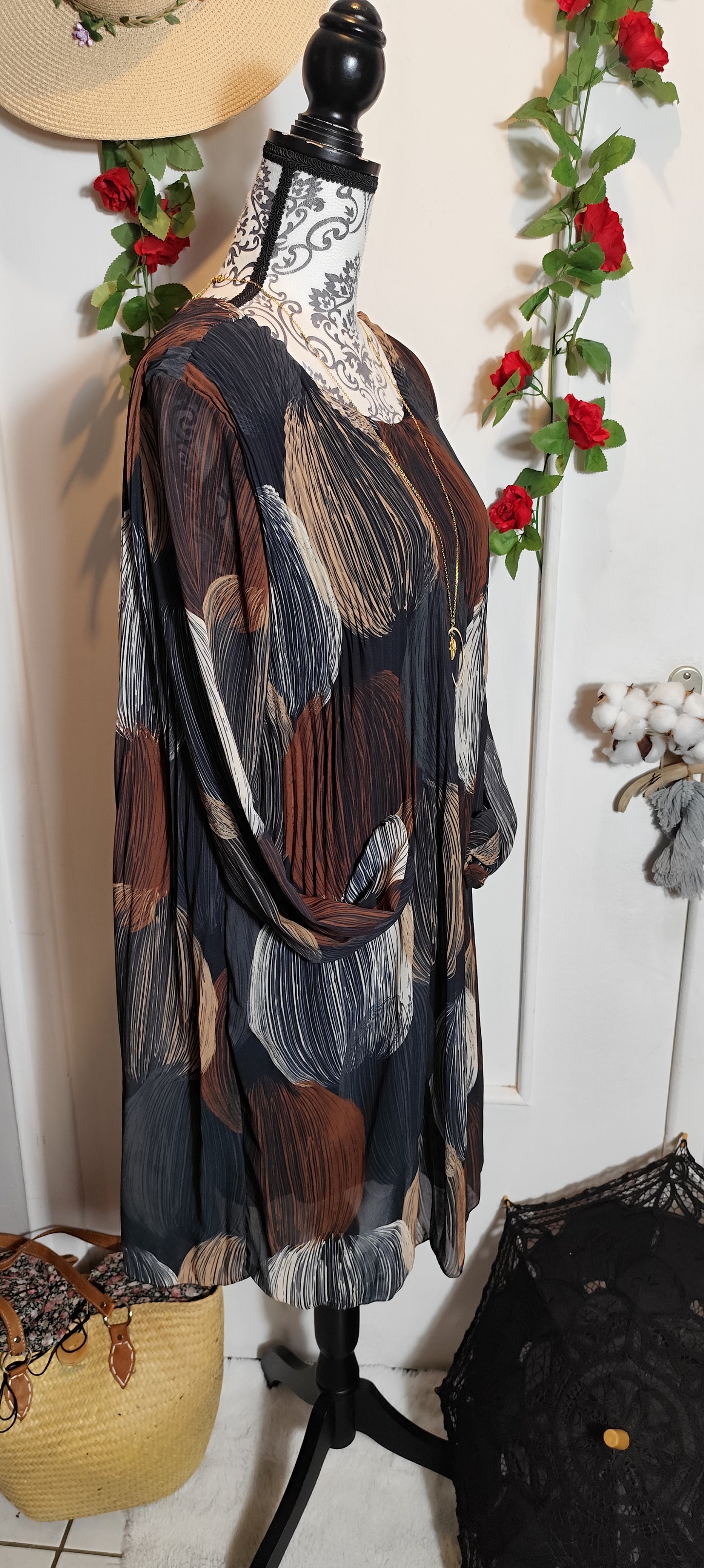 Robe plissée