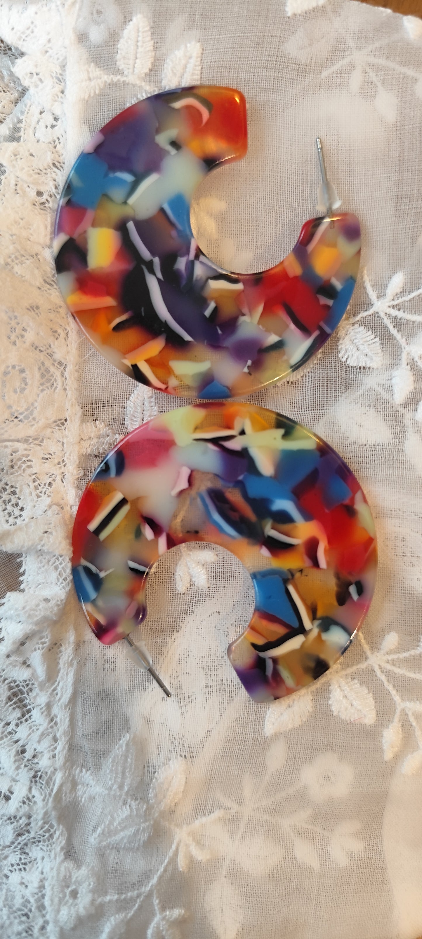 Boucles d'oreilles 80's