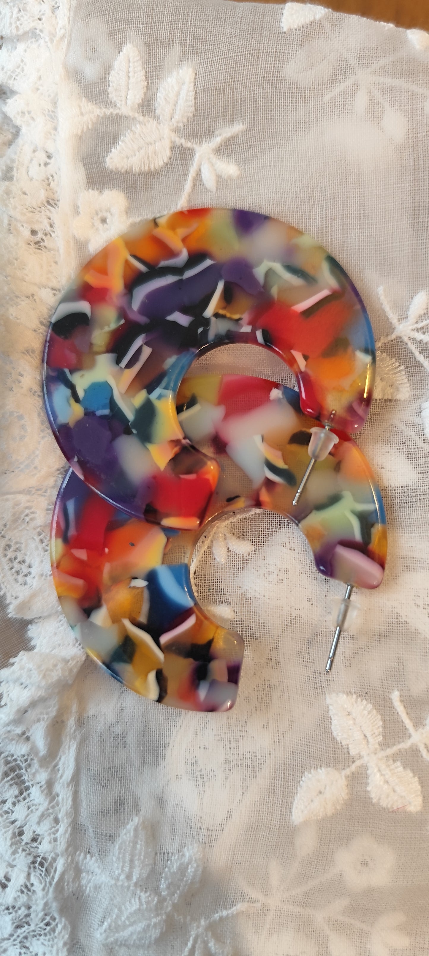 Boucles d'oreilles 80's
