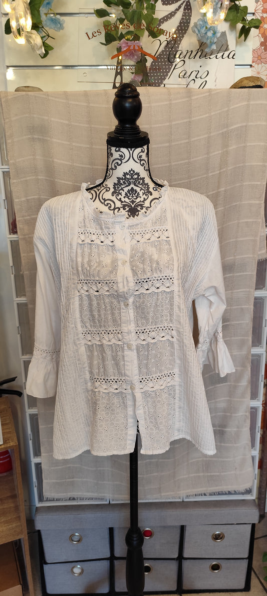 Blouse broderie anglaise